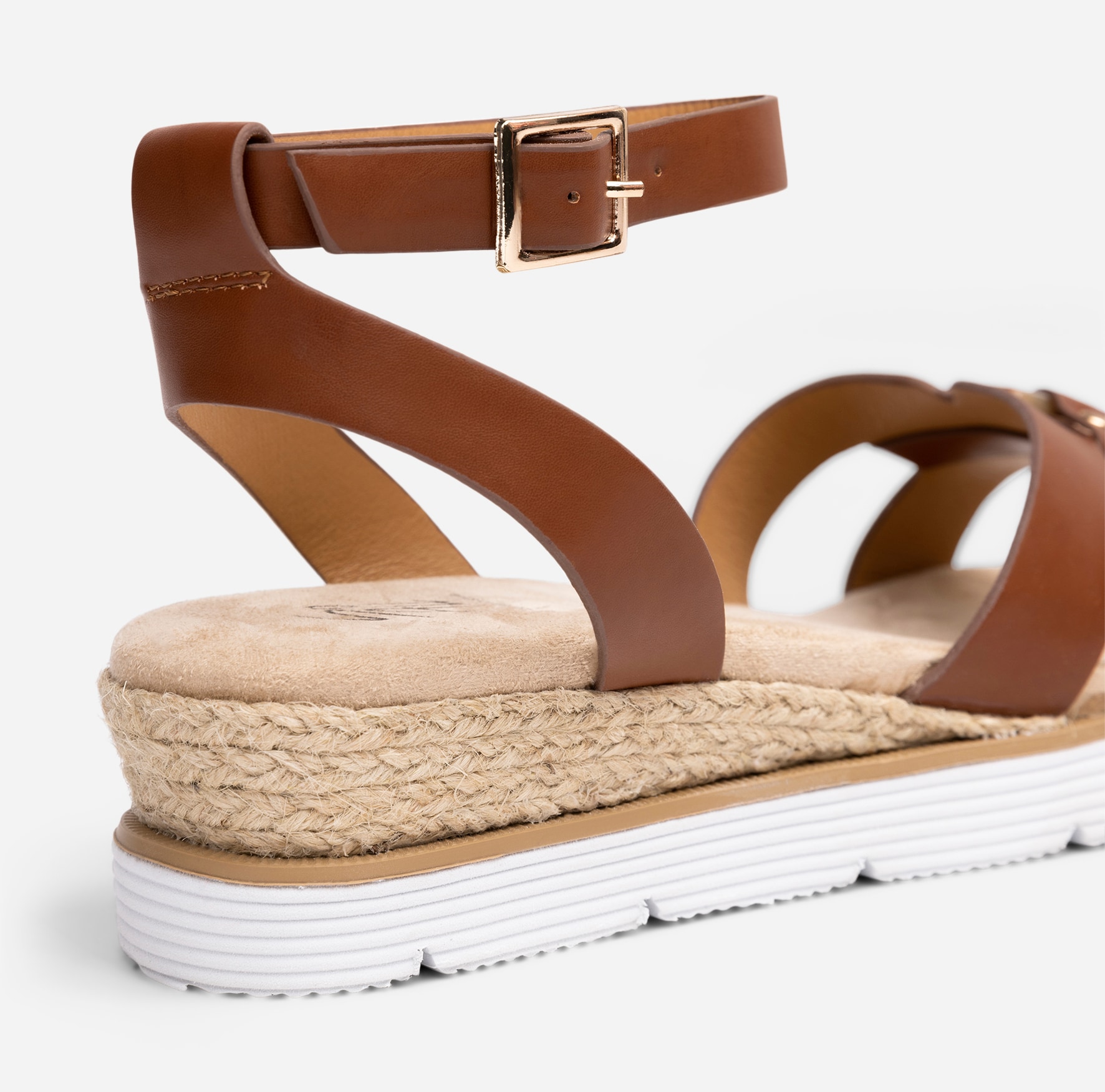 SO ALL, Sandaler med spänne Bruna