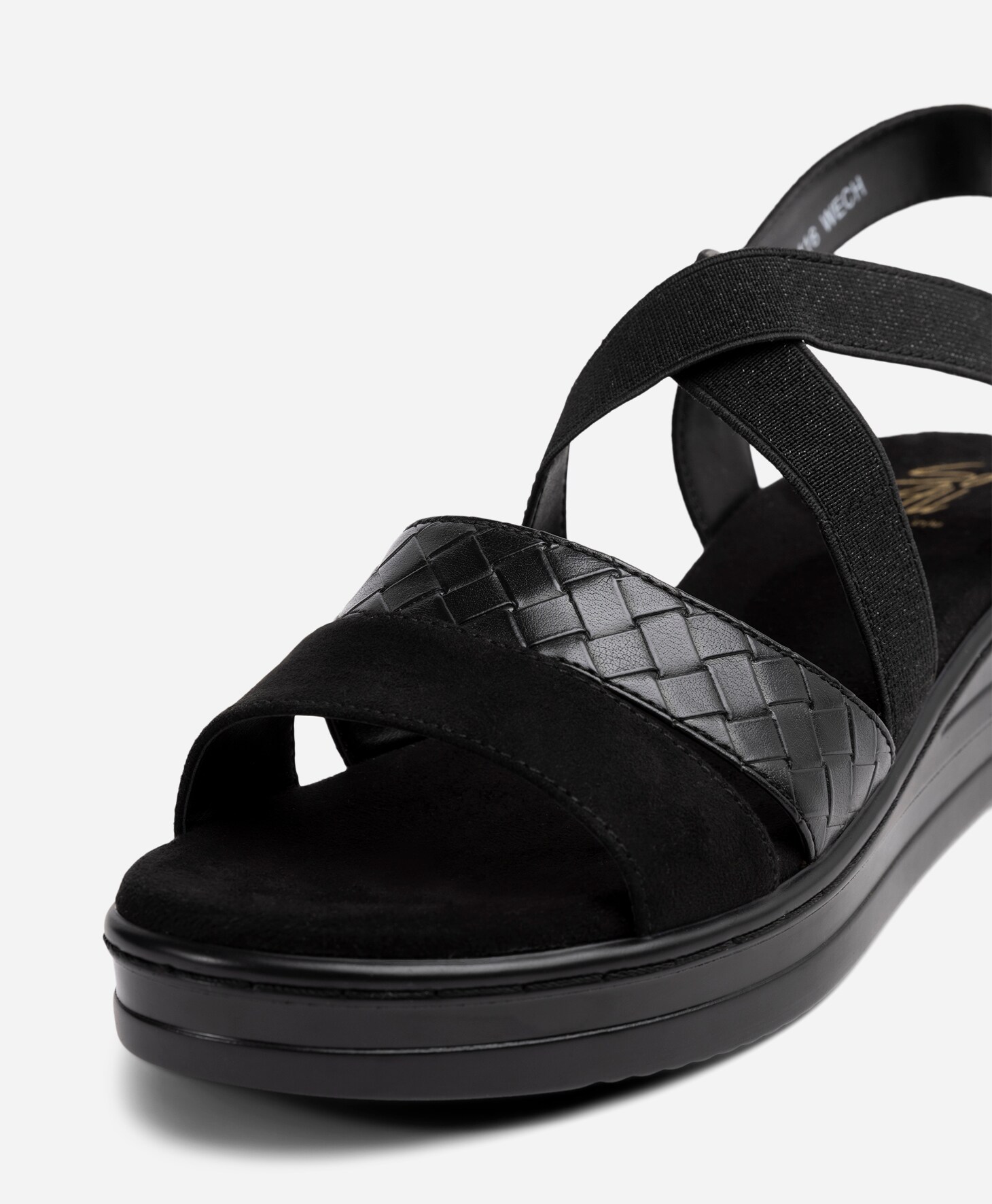 SO ALL, Sandaler med remmar Svarta