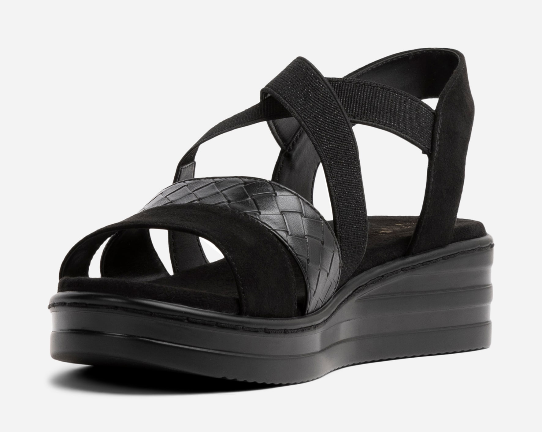 SO ALL, Sandaler med remmar Svarta