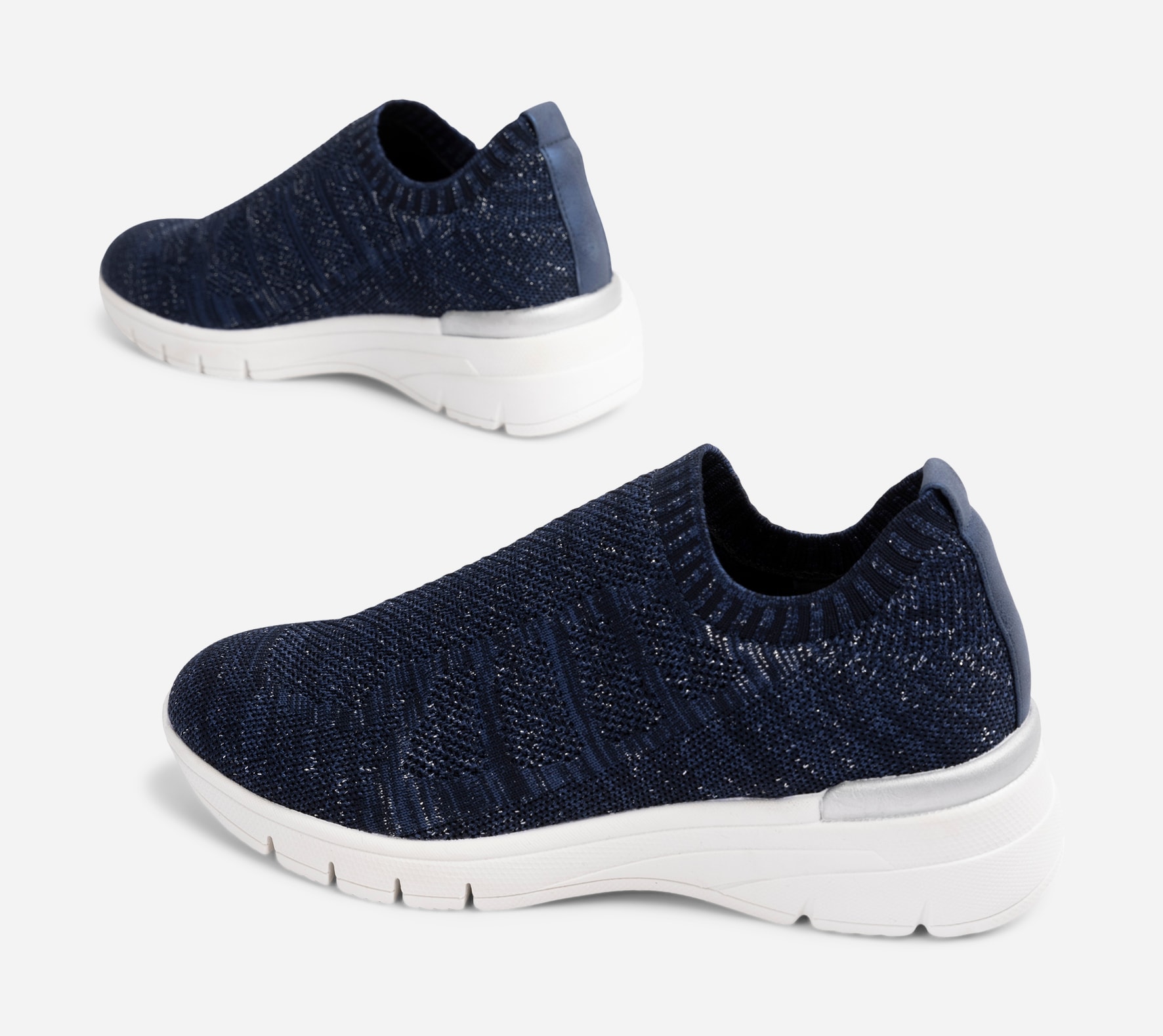 SO ALL, Sock sneakers Blåa