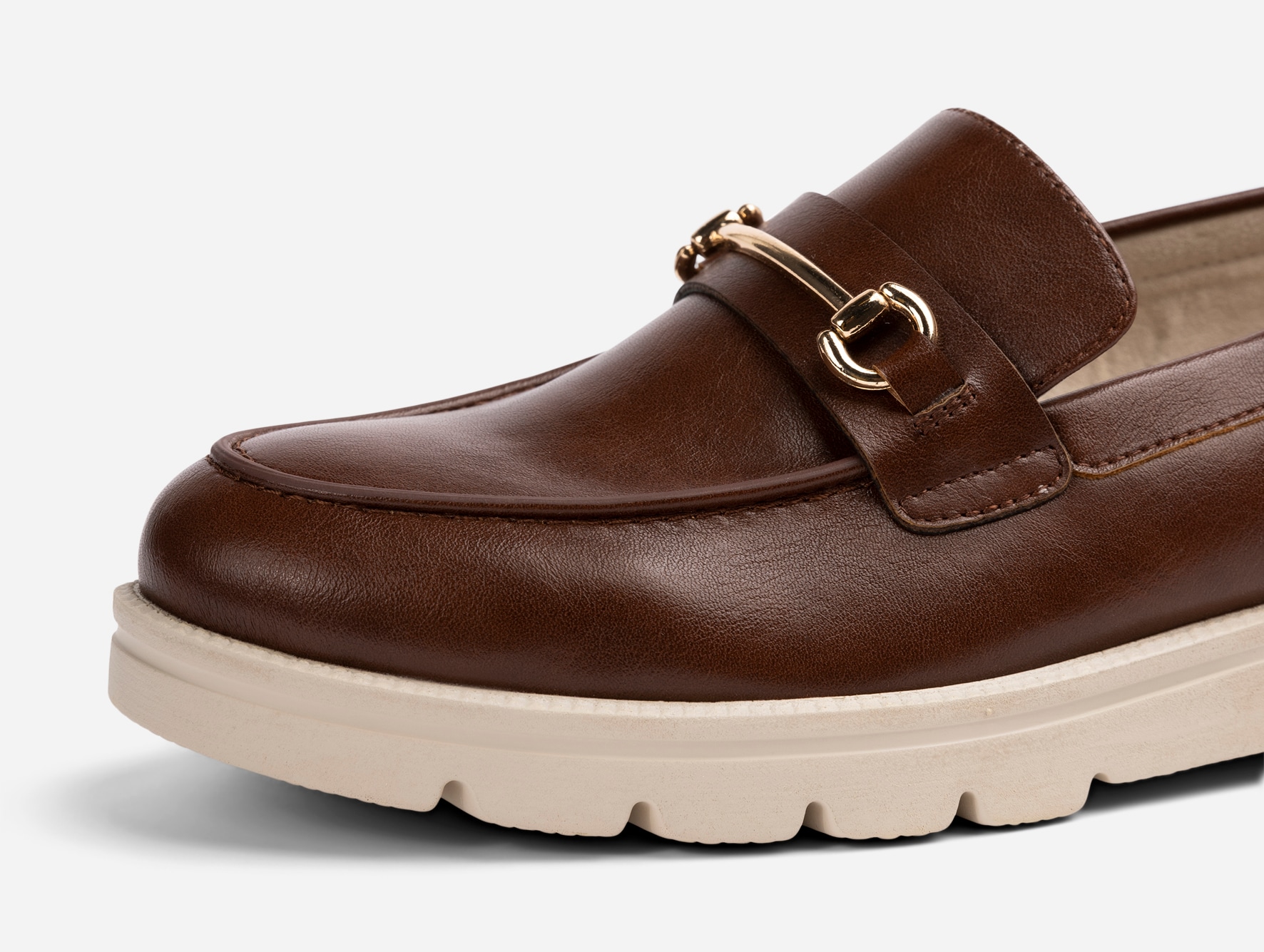 SO ALL, Loafers med spänne Bruna