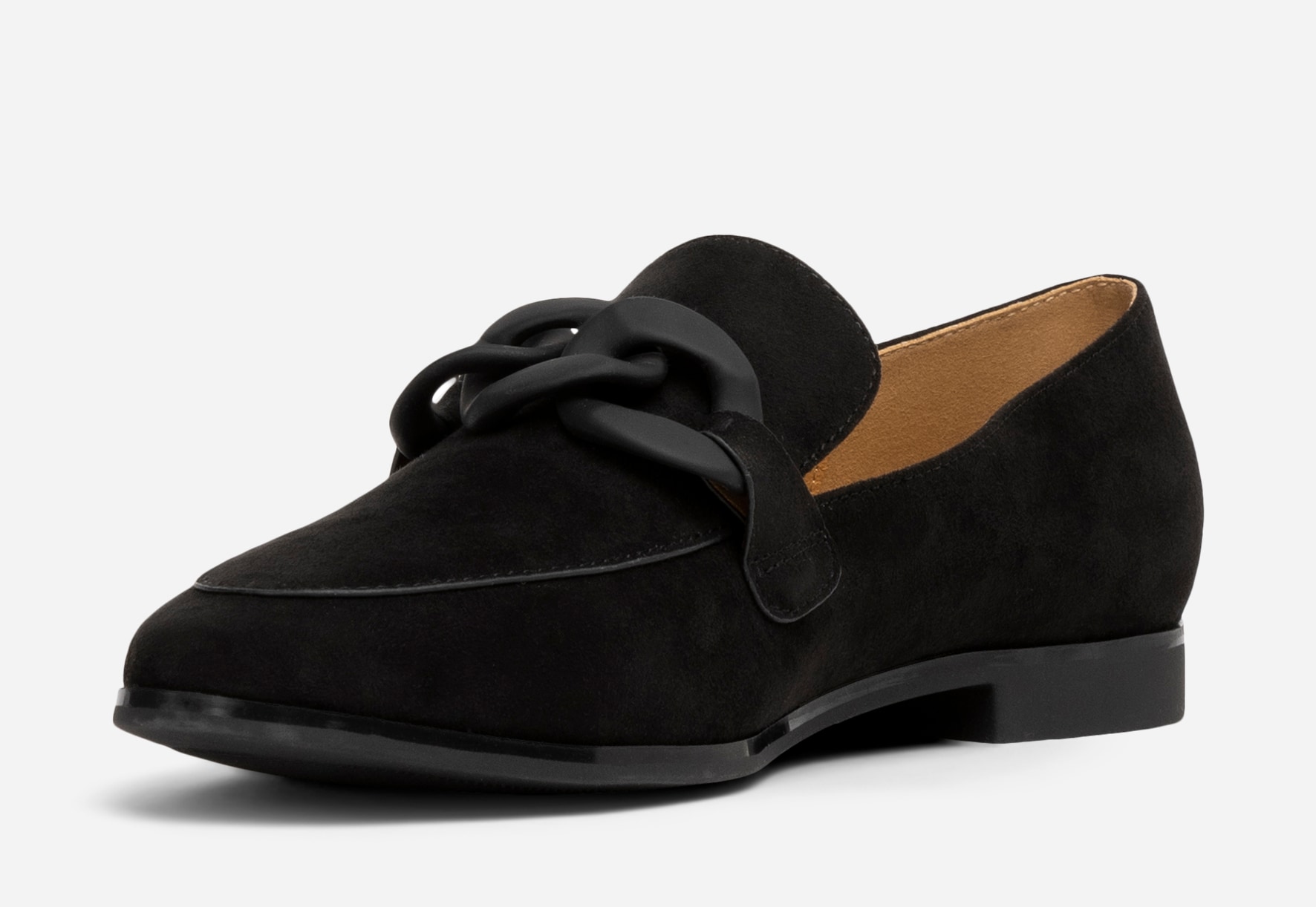 SO ALL, Loafers med spänne Svarta