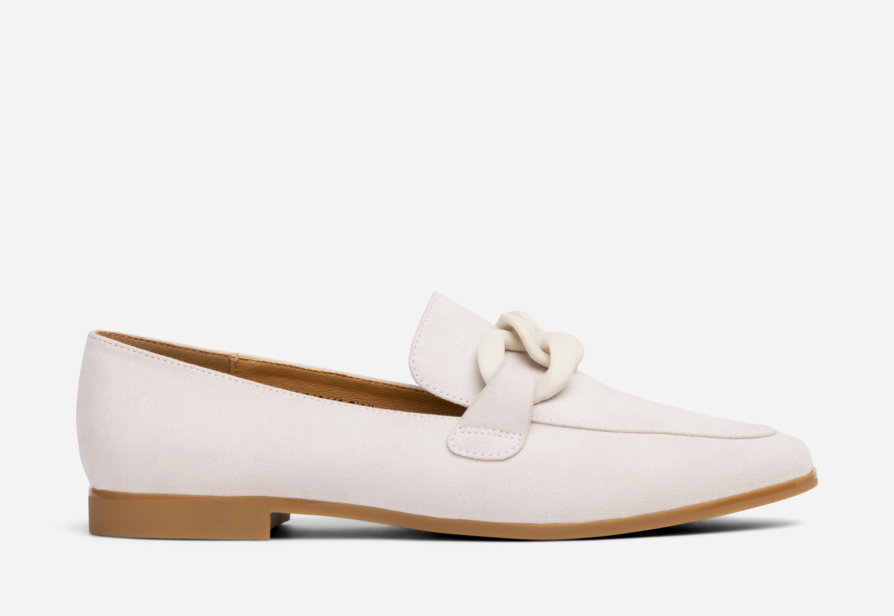 SO ALL, Loafers med spänne Gråa