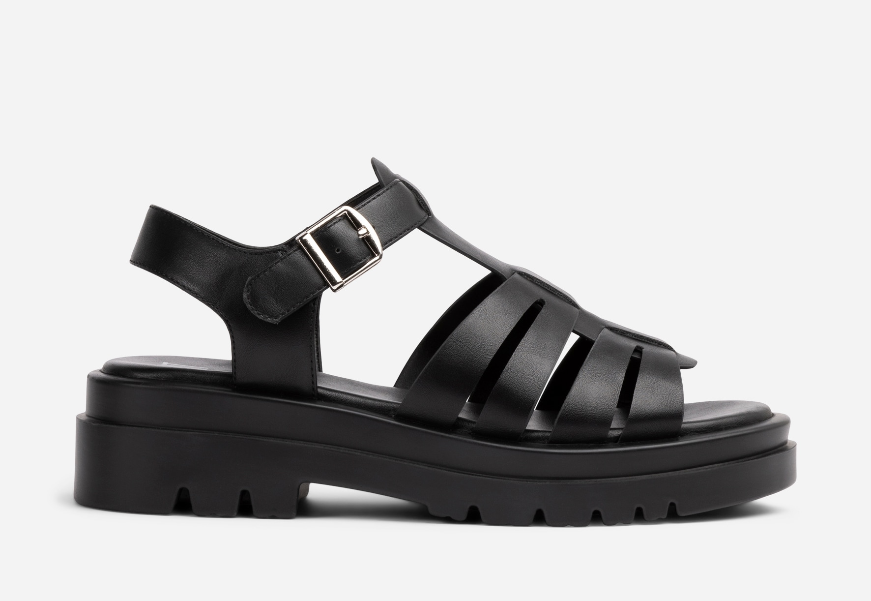 XIT, Sandaler med spänne Svarta