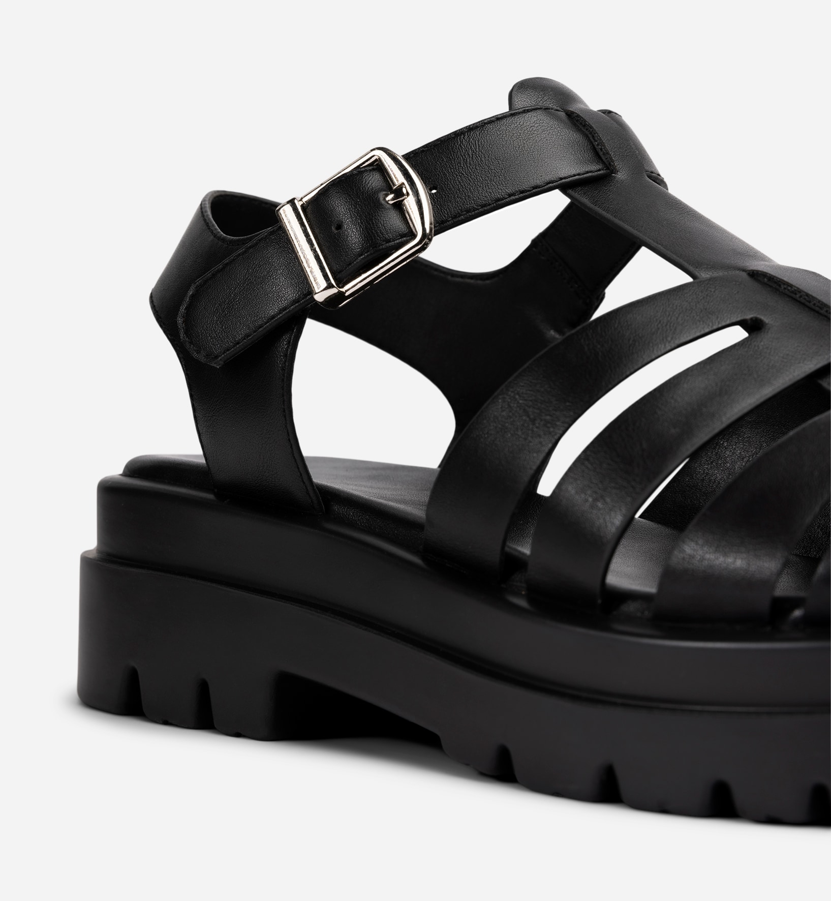 XIT, Sandaler med spänne Svarta