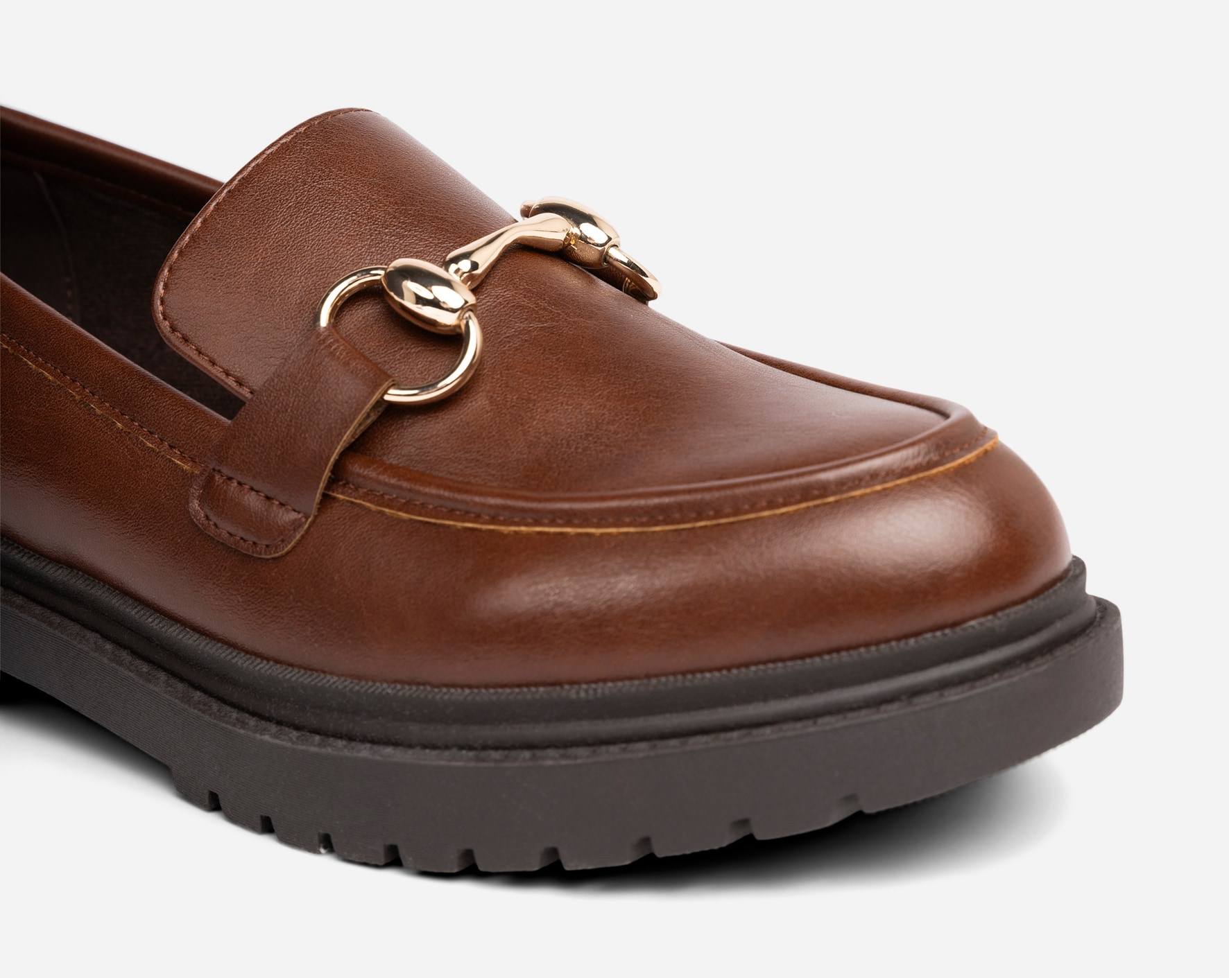 XIT, Loafers med spänne Bruna