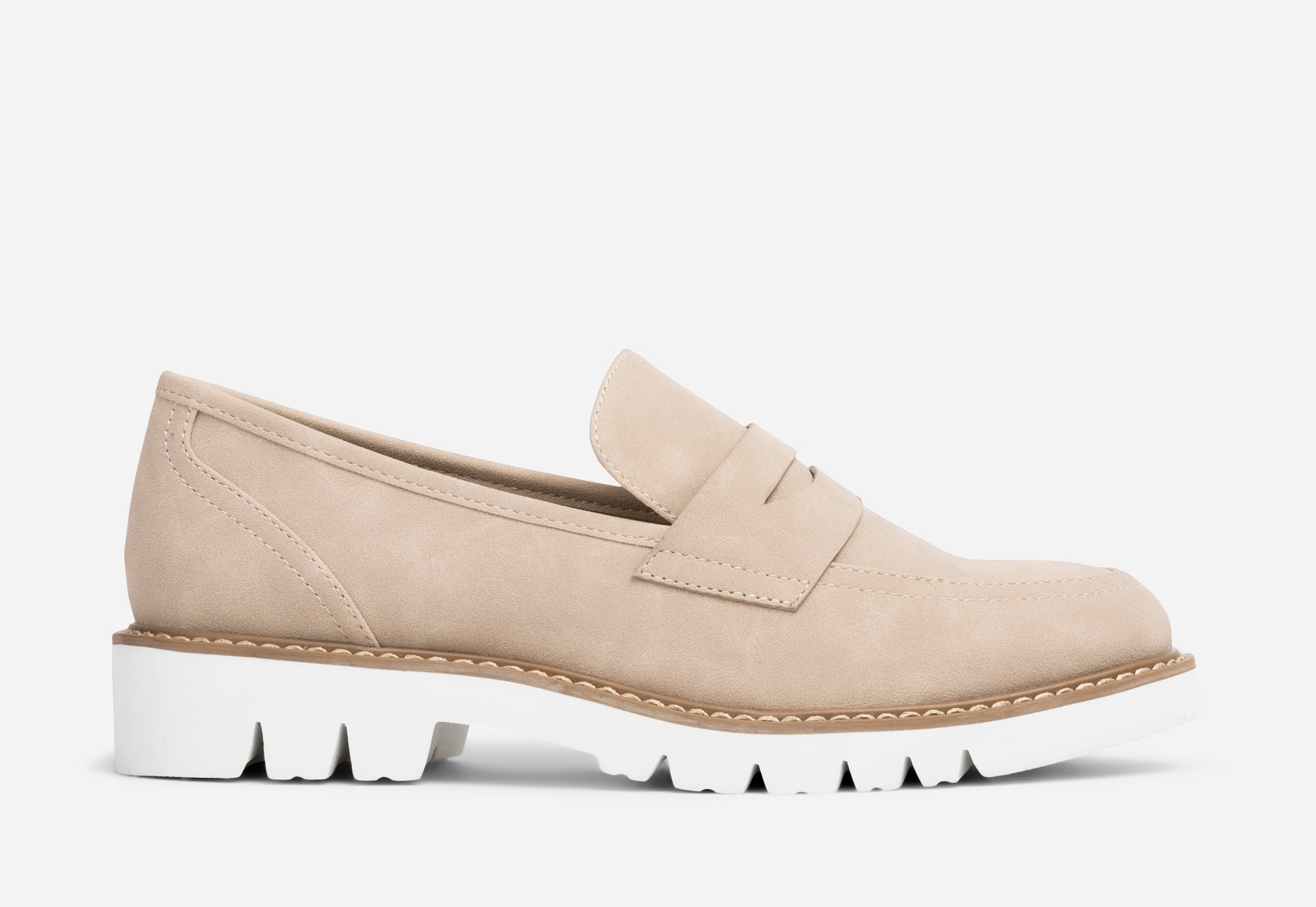 SO ALL, Loafers Beigea