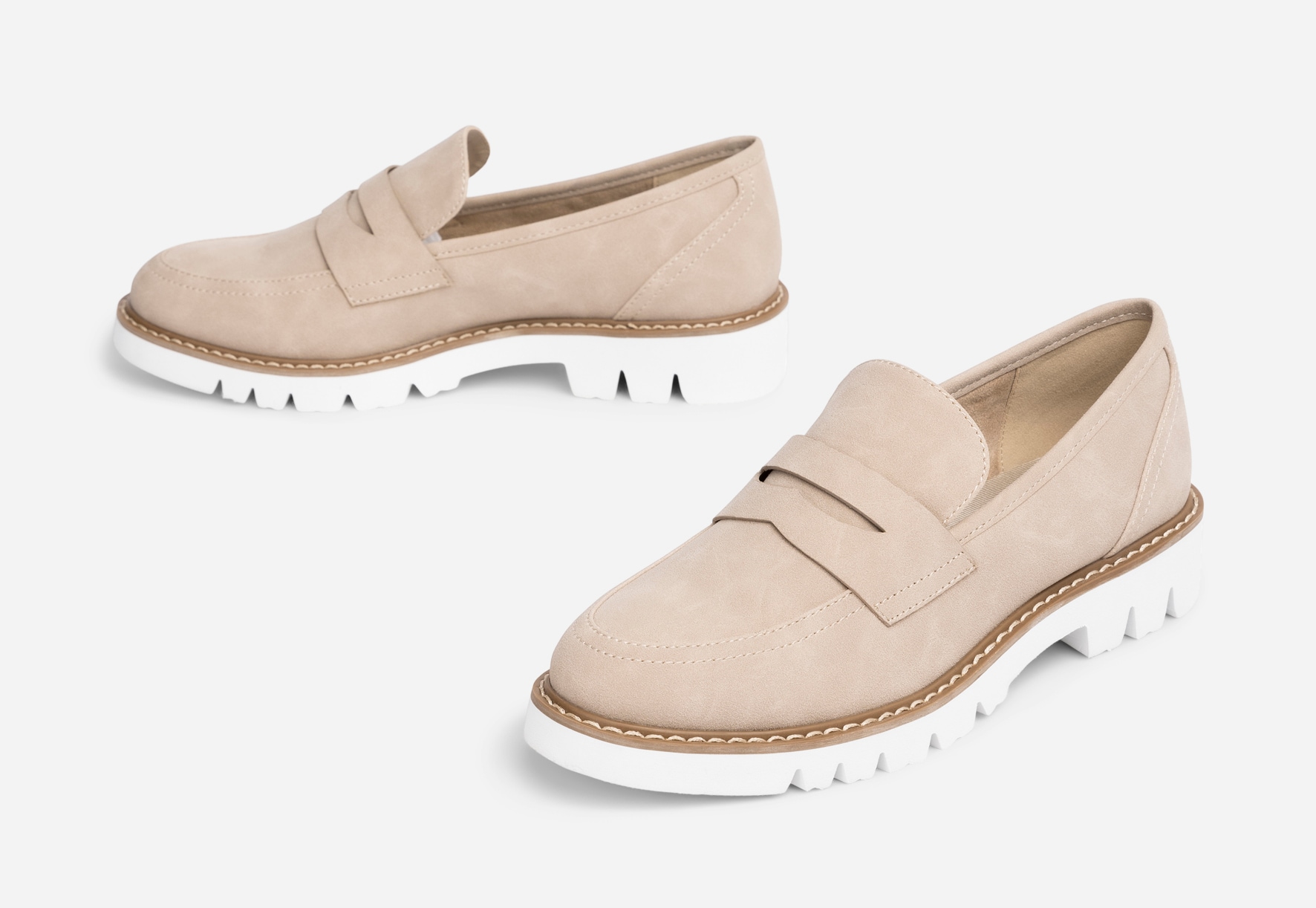 SO ALL, Loafers Beigea