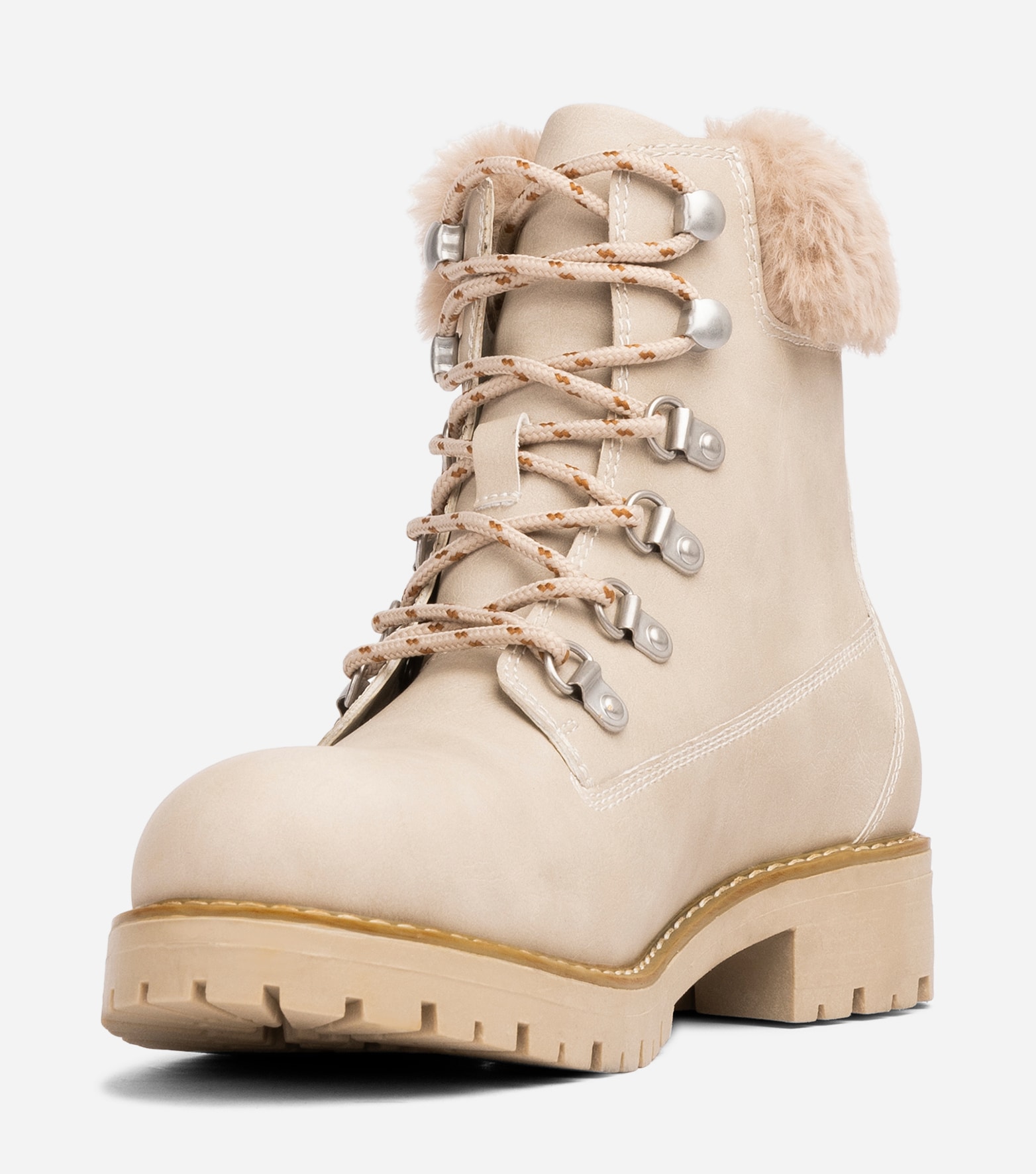 SO ALL, Varmfodrade kängor Beigea