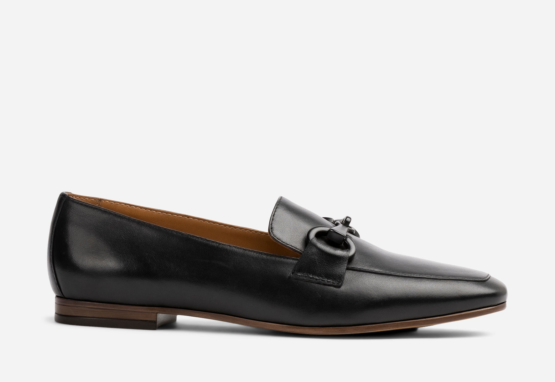PACE, Loafers med spänne Svarta