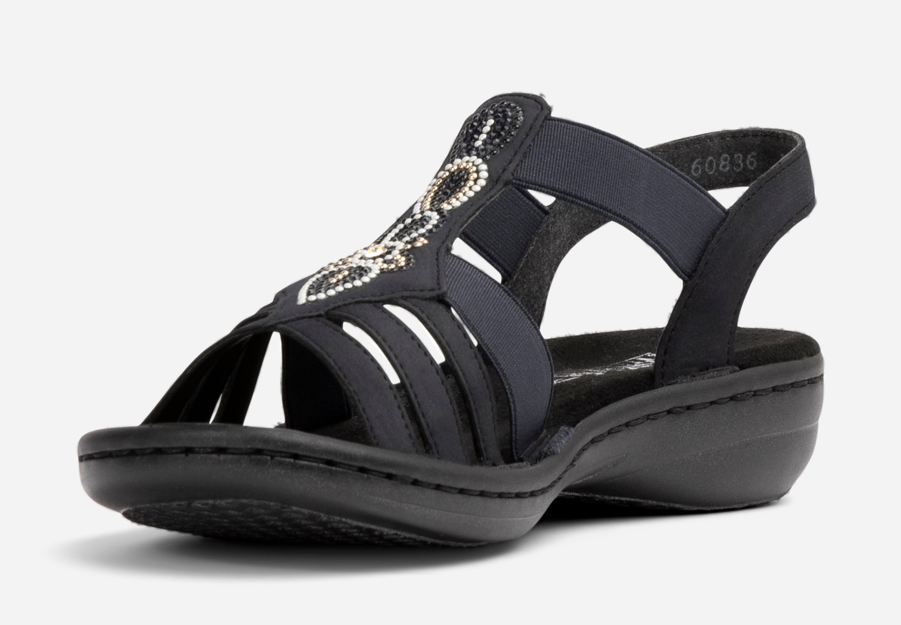 RIEKER, Sandaler med remmar Blåa