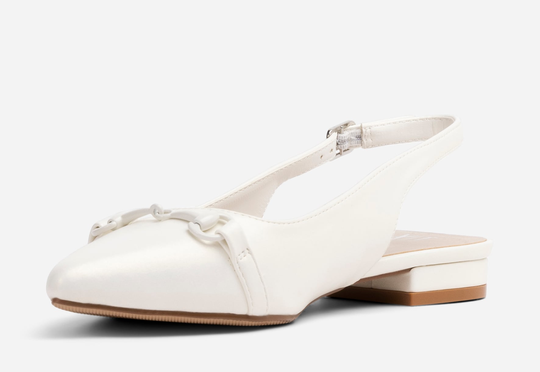 XIT, Ballerinaskor med slingback Vita