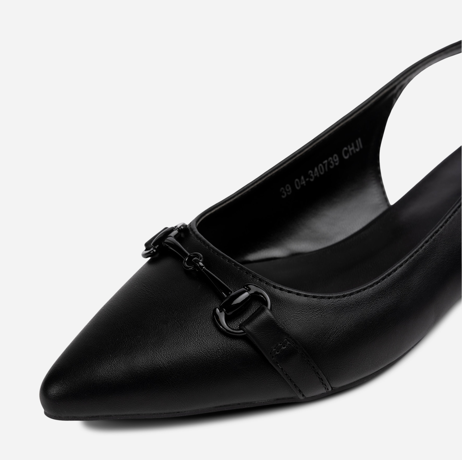 XIT, Ballerinaskor med slingback Svarta