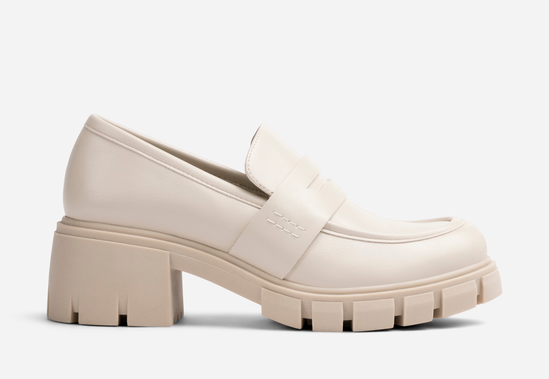 XIT, Loafers på klack Beigea