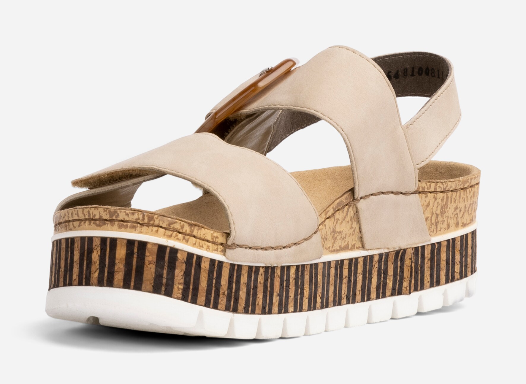 RIEKER, Sandaler Beigea