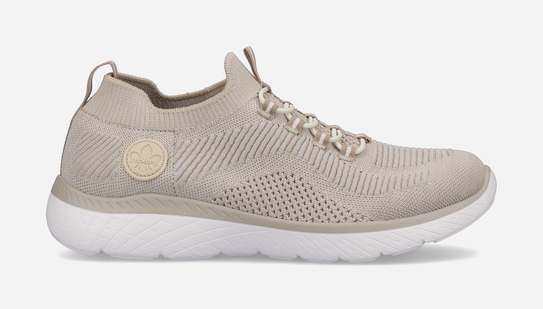RIEKER, Sock sneakers Beigea
