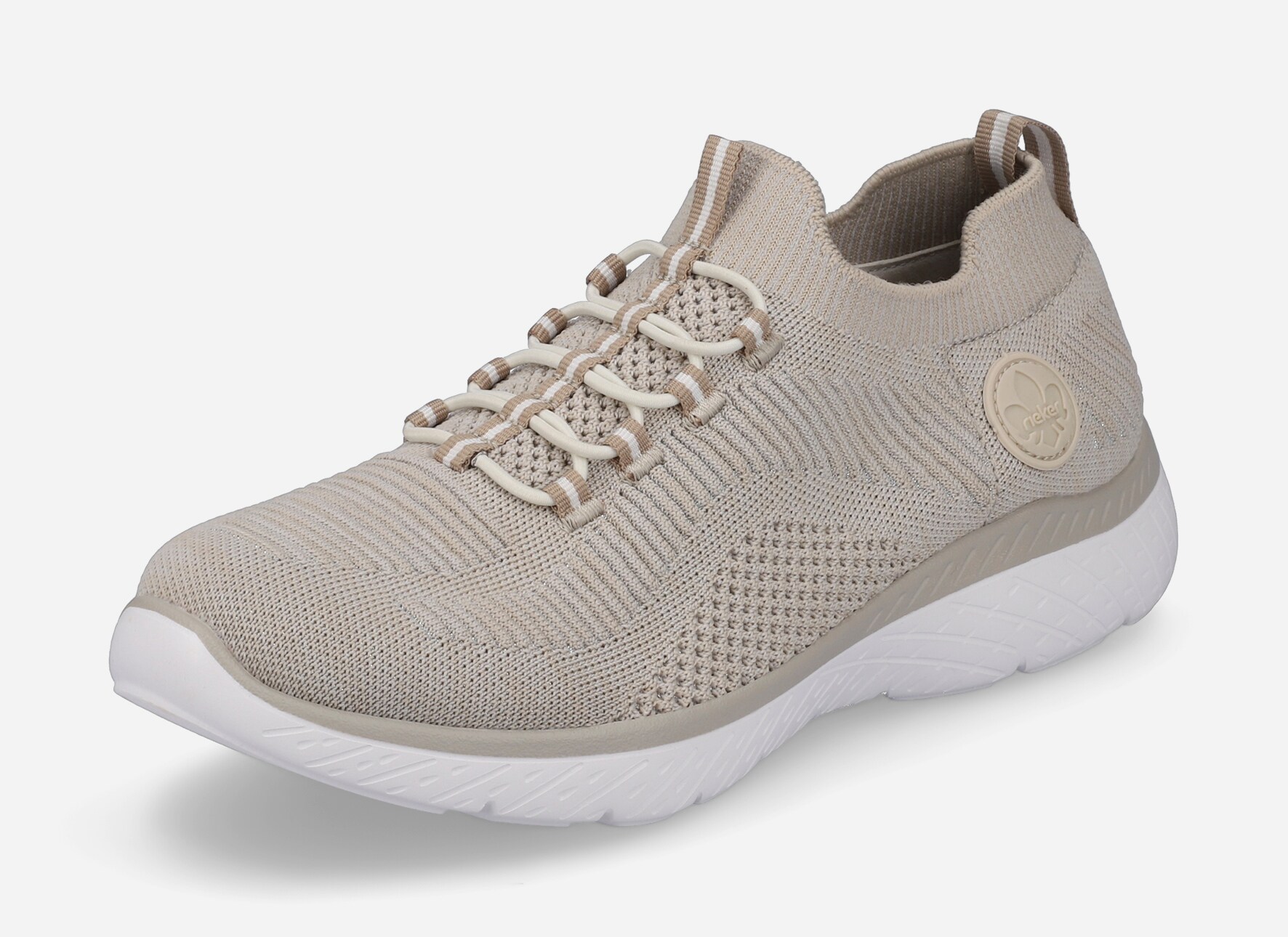 RIEKER, Sock sneakers Beigea