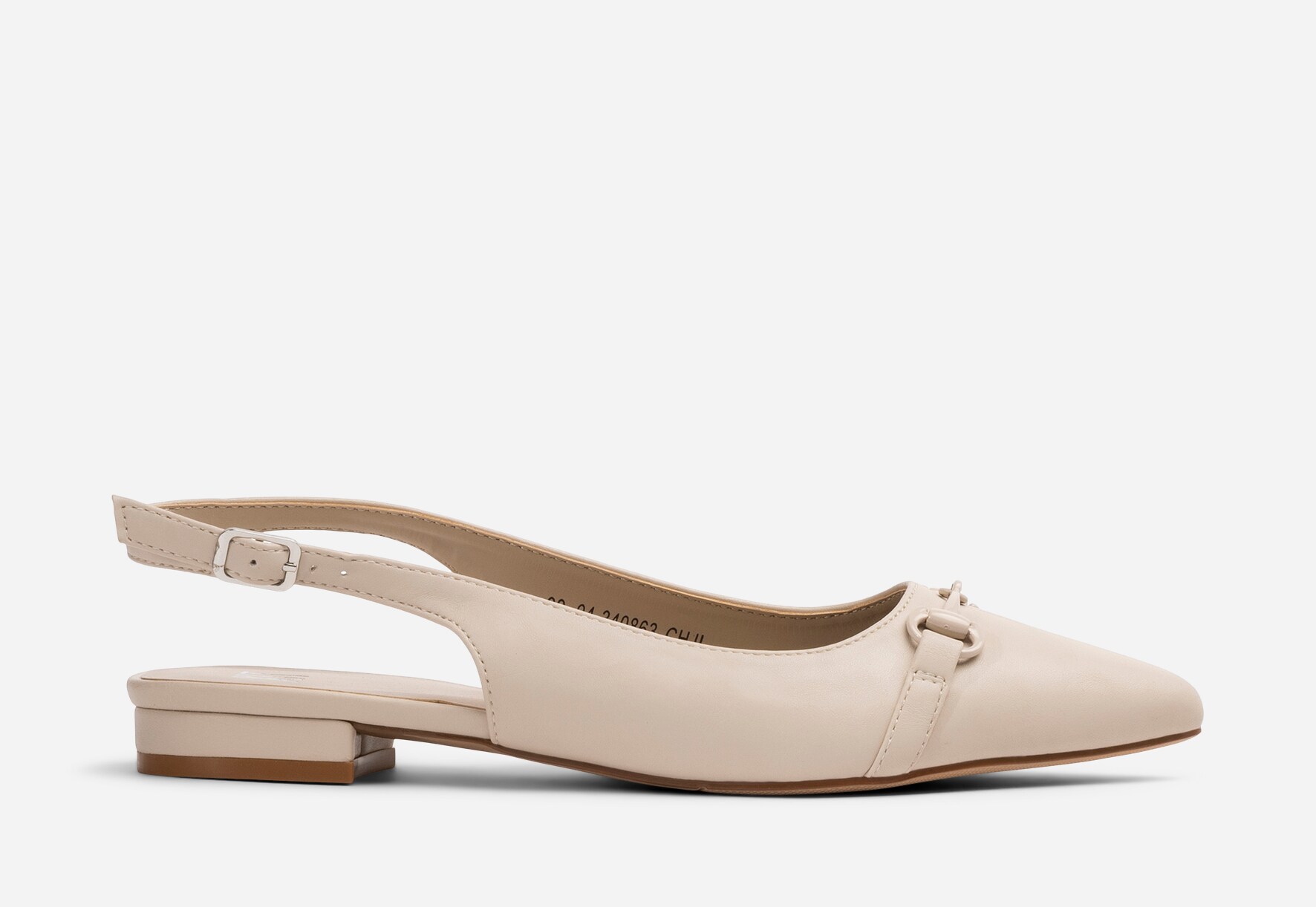 XIT, Ballerinaskor med slingback Beigea
