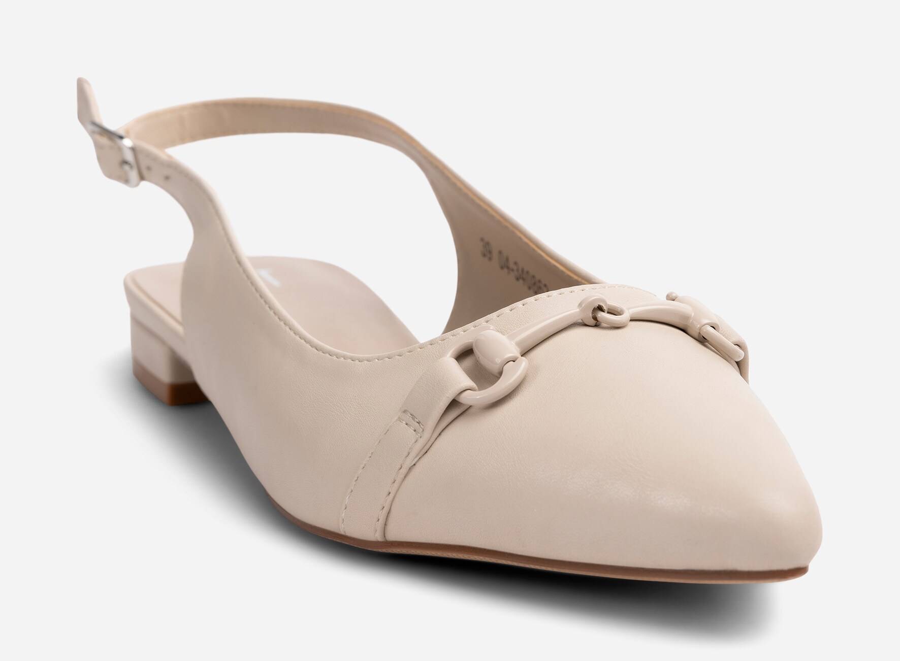 XIT, Ballerinaskor med slingback Beigea