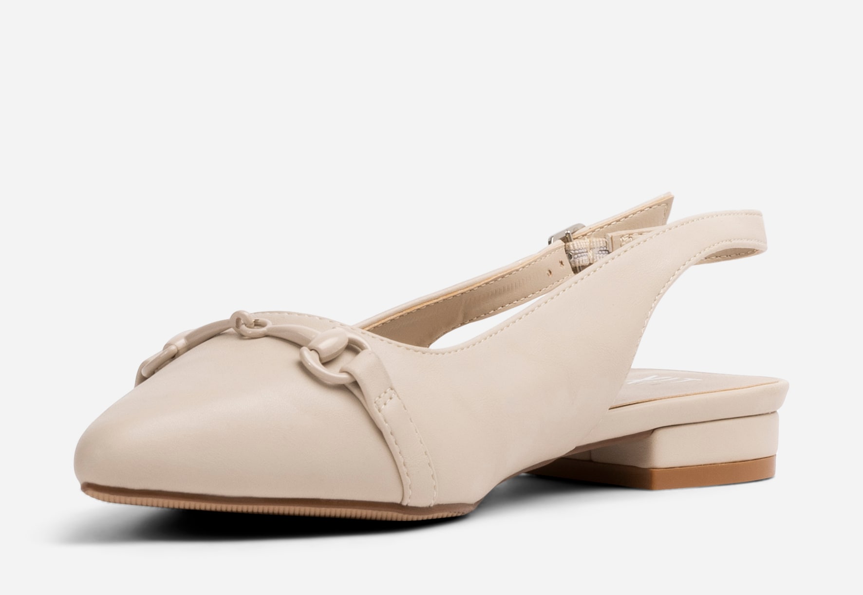 XIT, Ballerinaskor med slingback Beigea