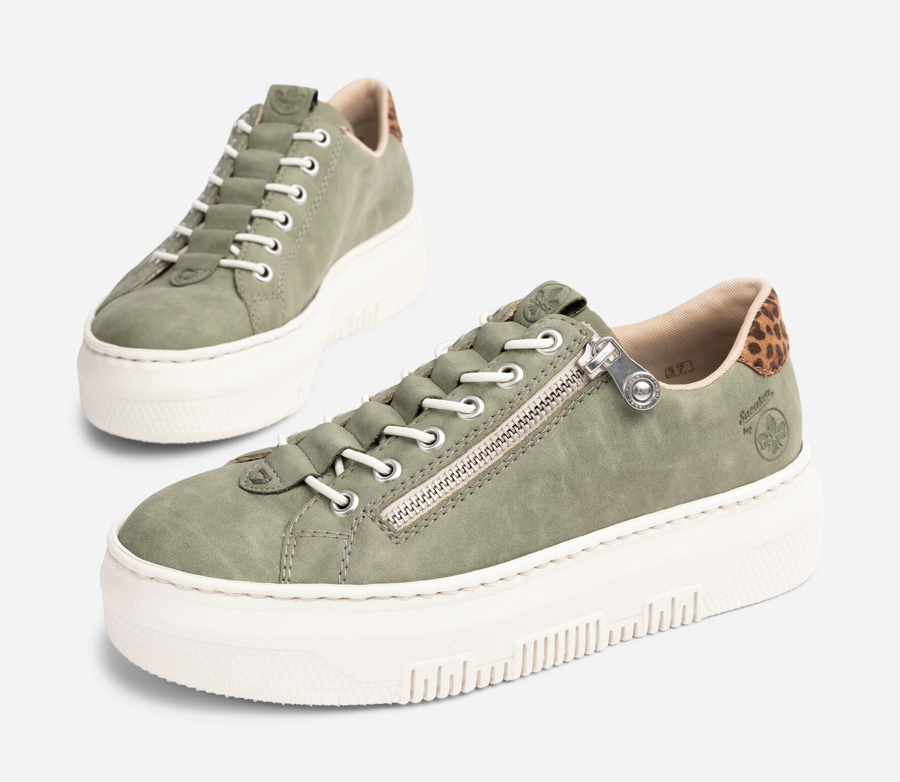 RIEKER, Sneakers Gröna