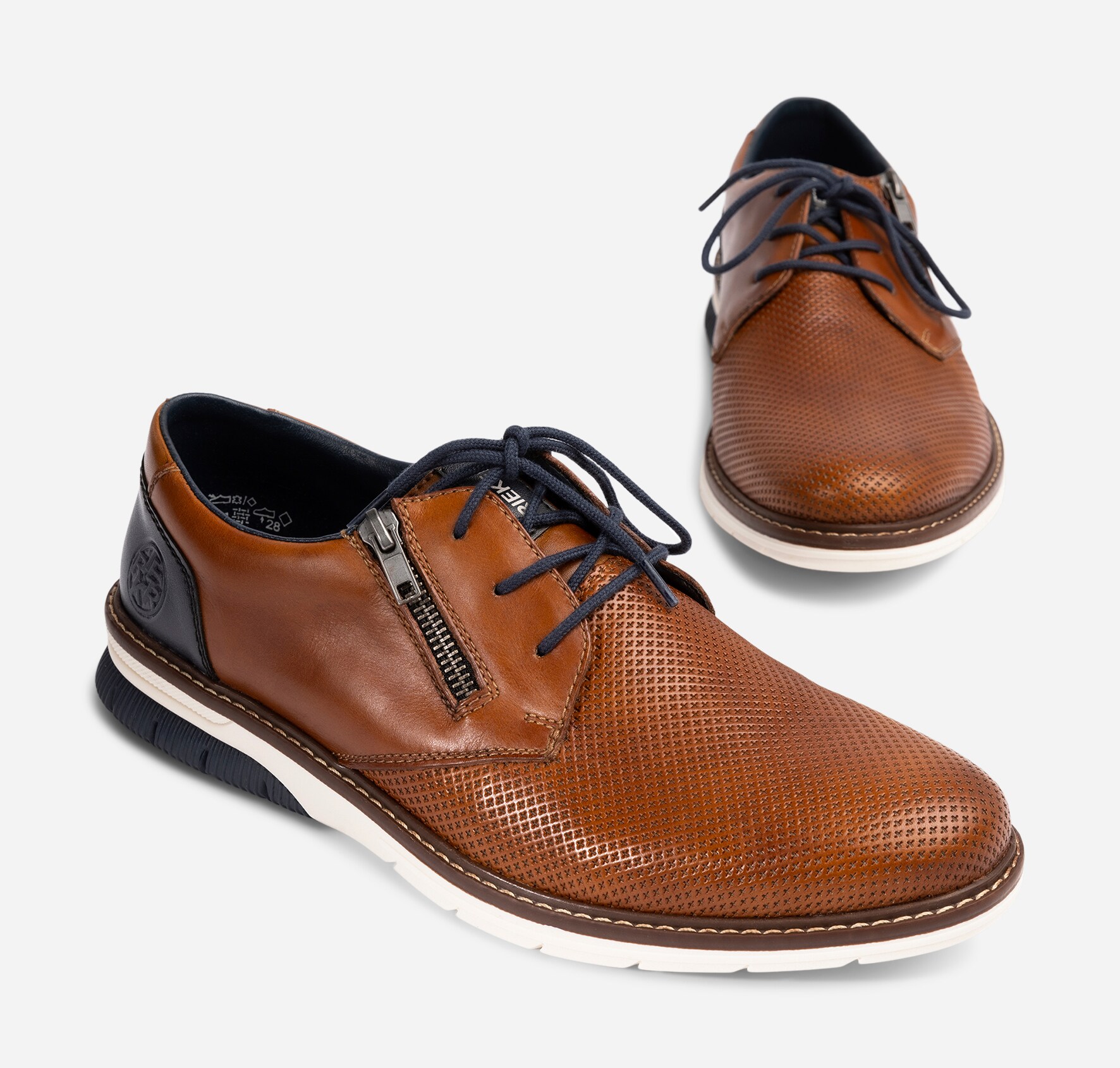 RIEKER, Snörskor Bruna