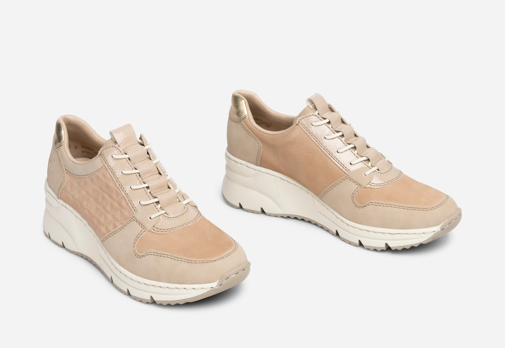 RIEKER, Sneakers Beigea