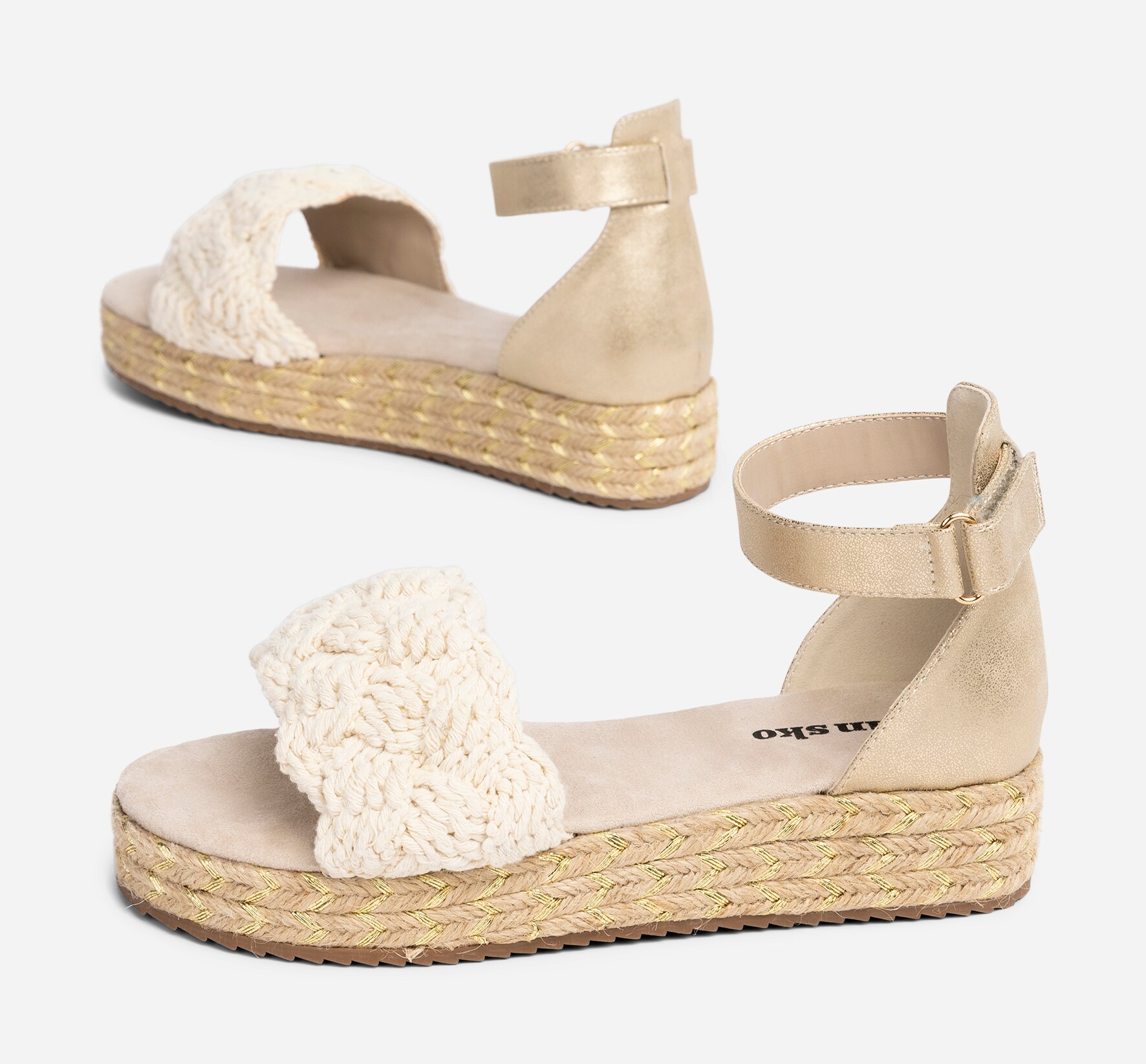 DINSKO, Sandaler Beigea