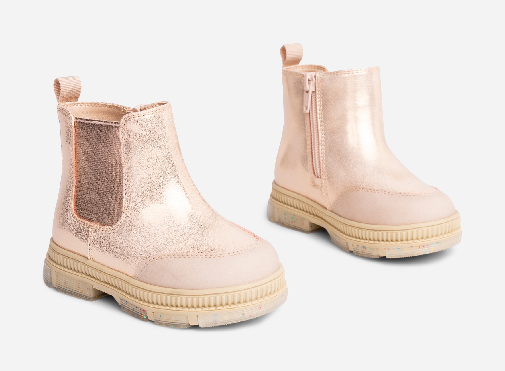 DINSKO, Varmfodrade chelseaboots Rosa