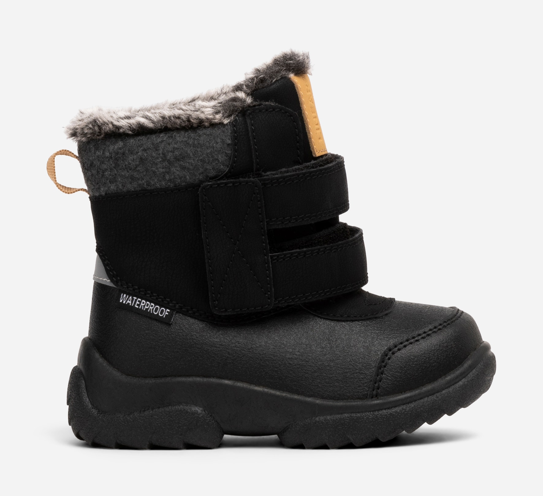 LINEAR, Varmfodrade kängor waterproof Svarta