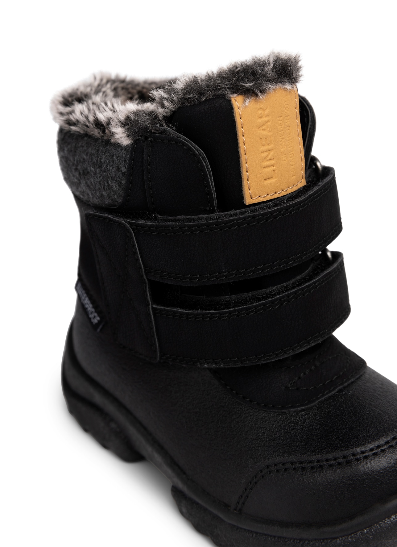 LINEAR, Varmfodrade kängor waterproof Svarta