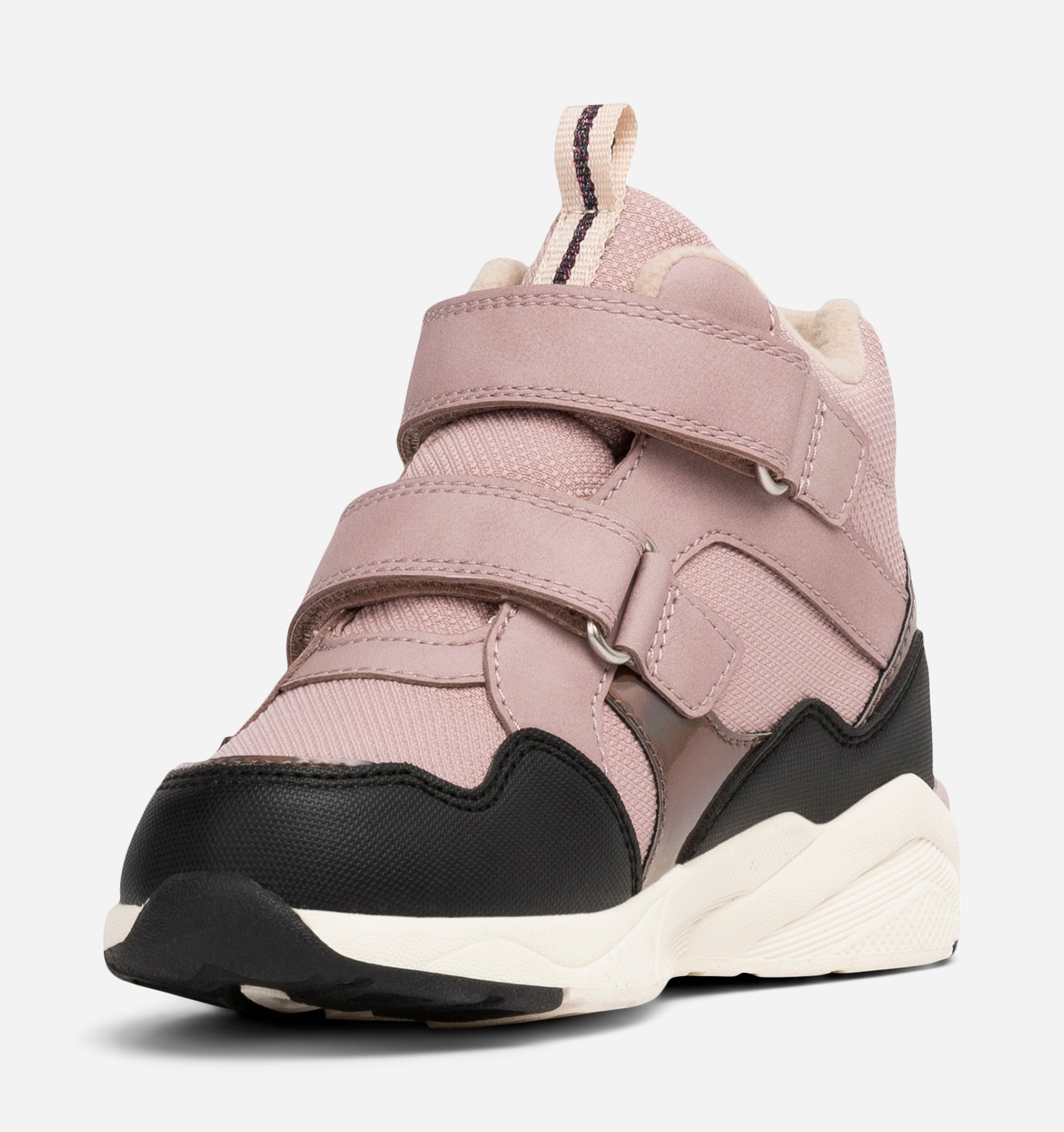 LINEAR, Fleecefodrade höga sneakers waterproof Lila
