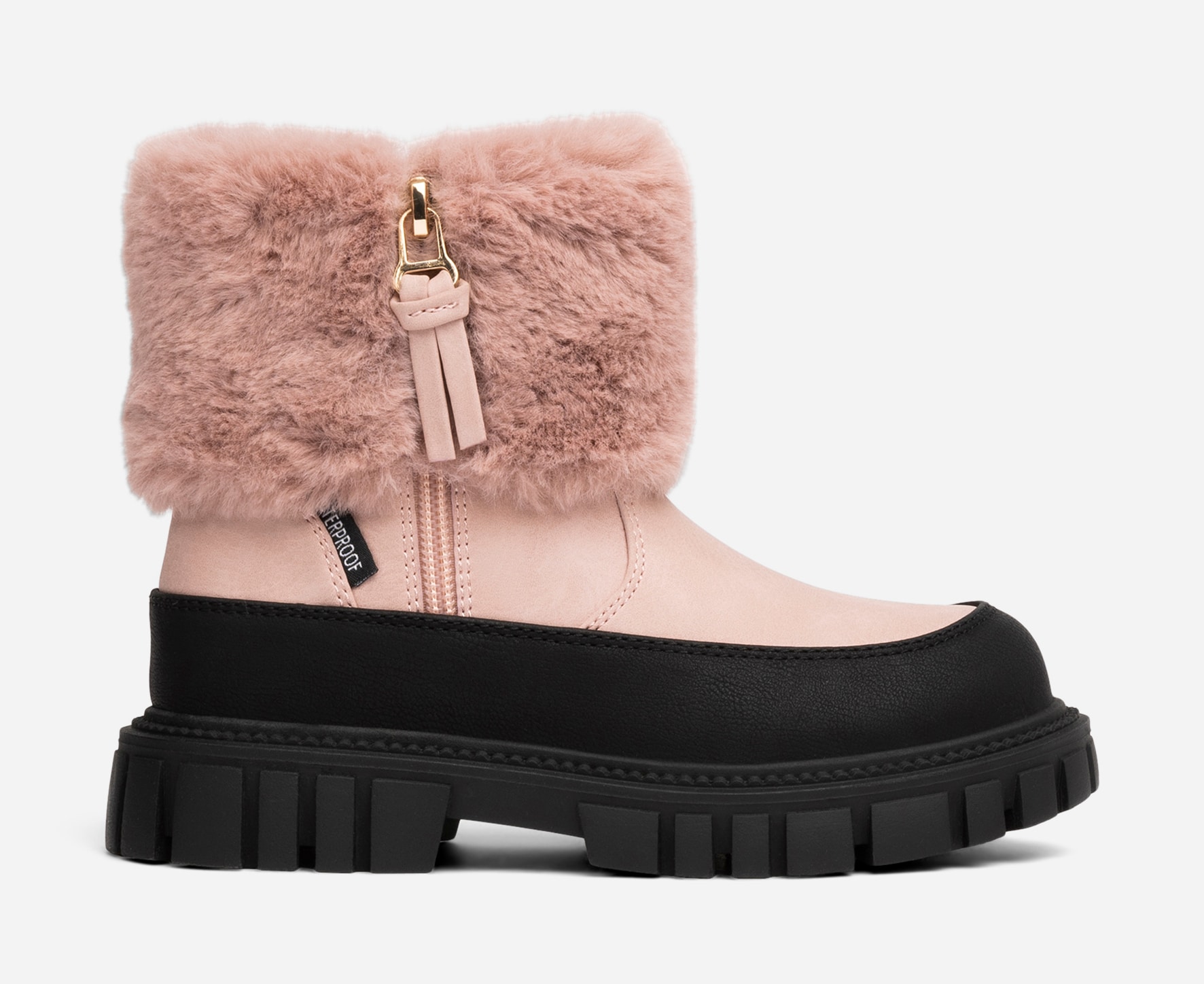 LINEAR, Varmfodrade boots, waterproof Rosa