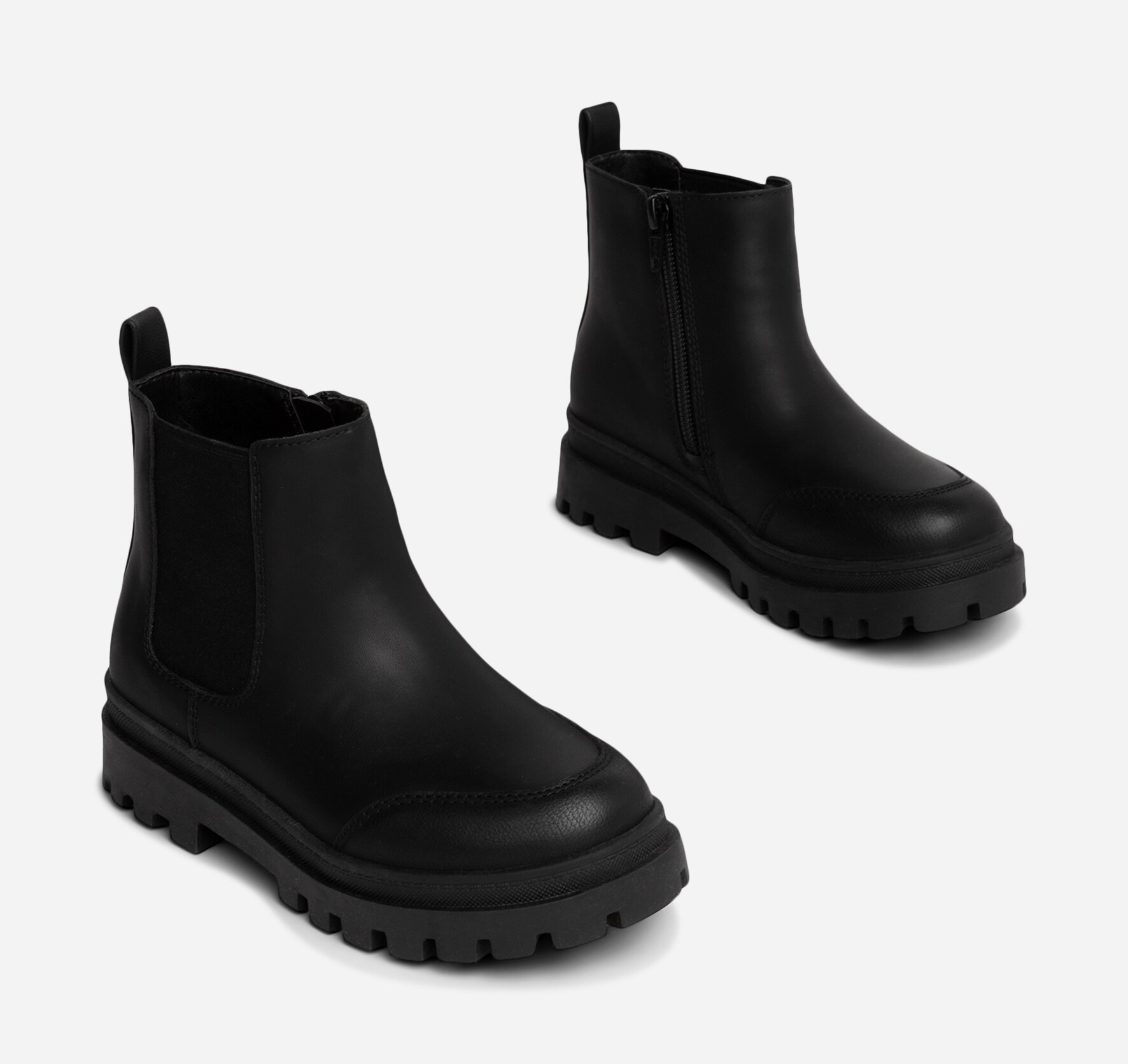 DINSKO, Varmfodrade chelseaboots Svarta
