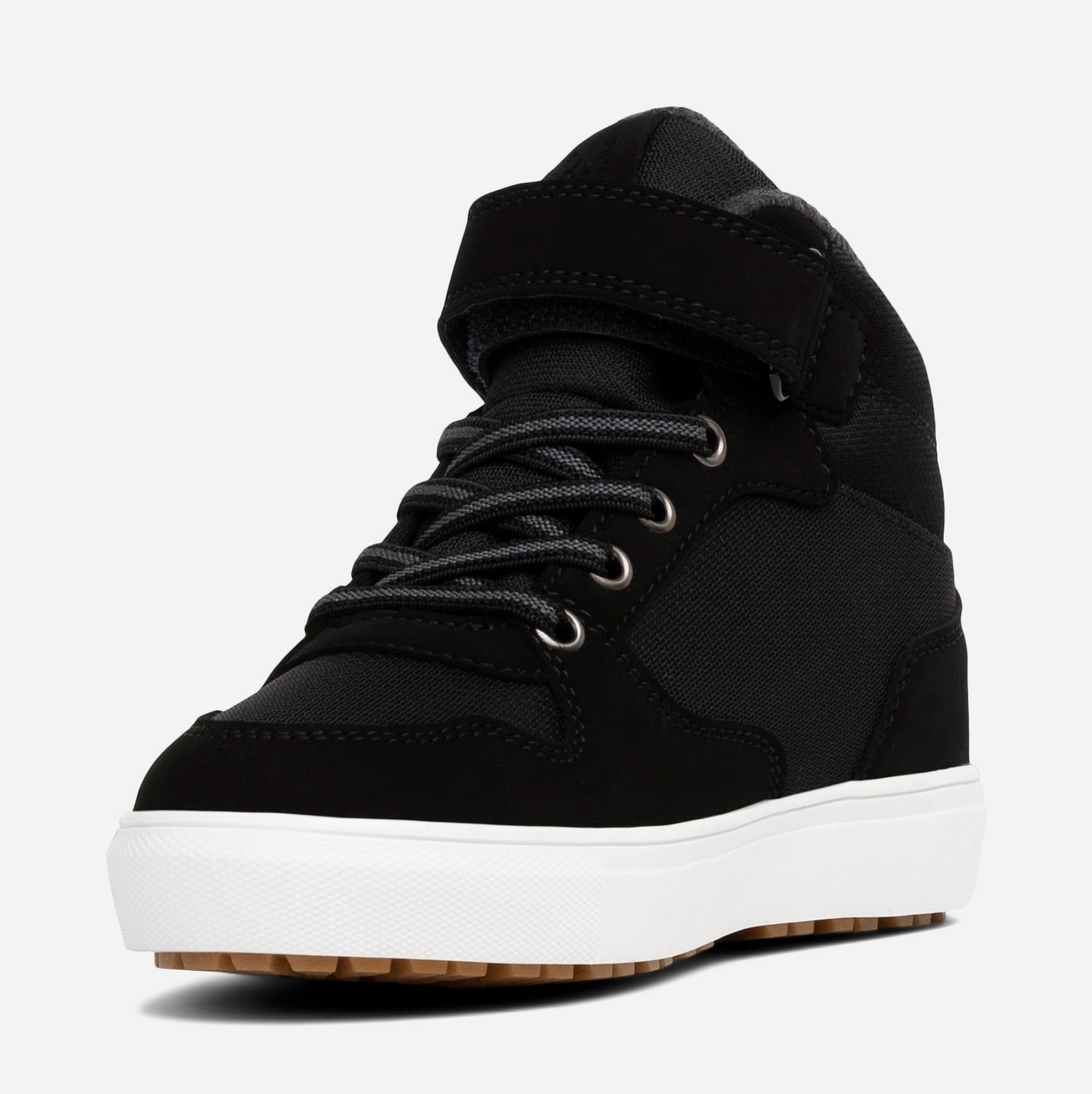 LINEAR, Fleecefodrade höga sneakers waterproof Svarta
