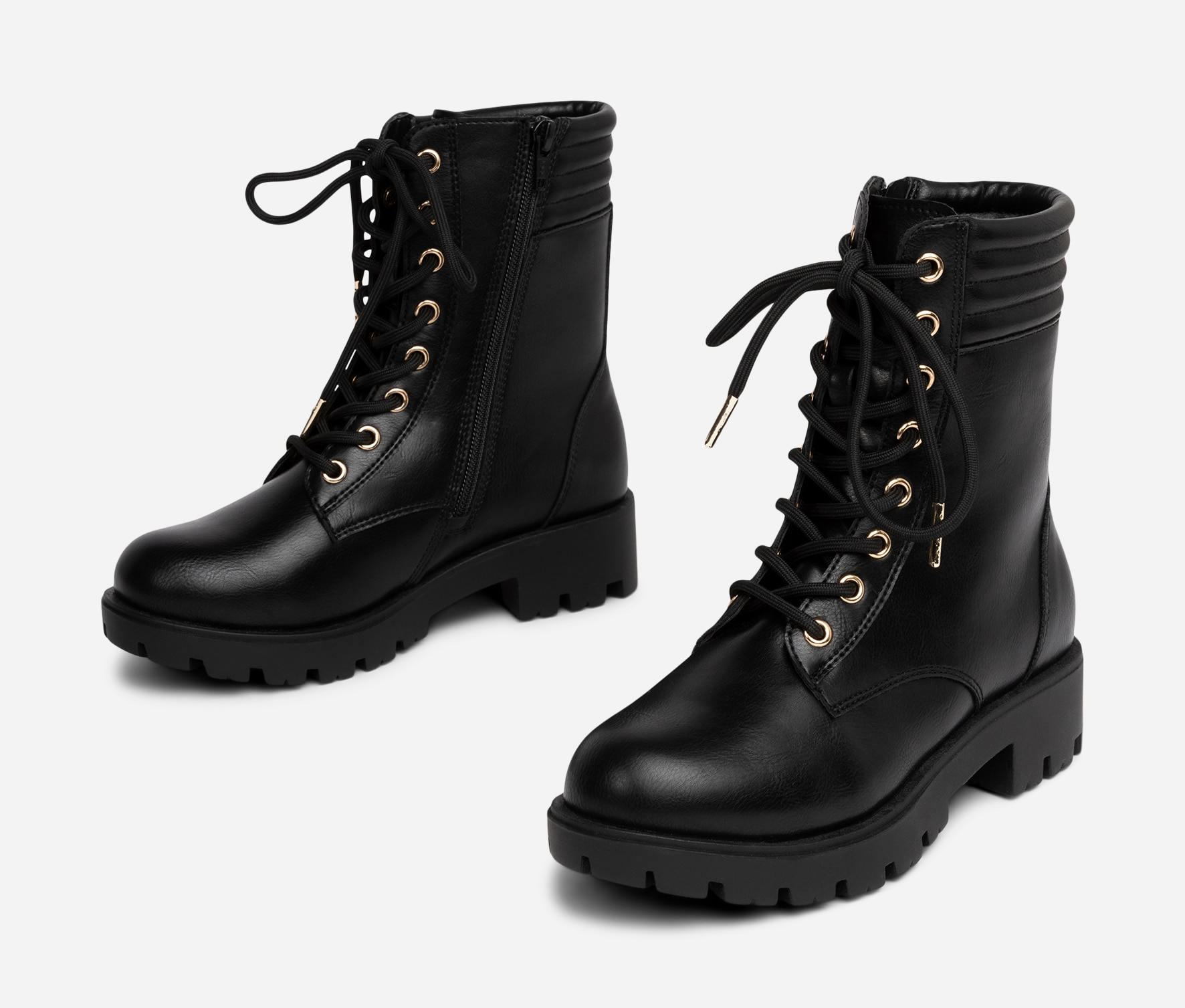 DINSKO, Varmfodrade kängor med dragkedja Svarta