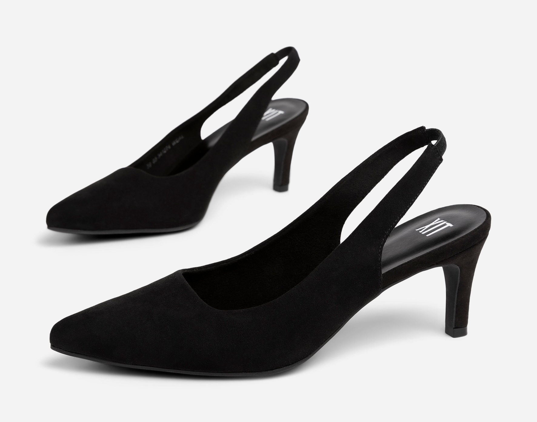 XIT, Pumps med slingback Svarta