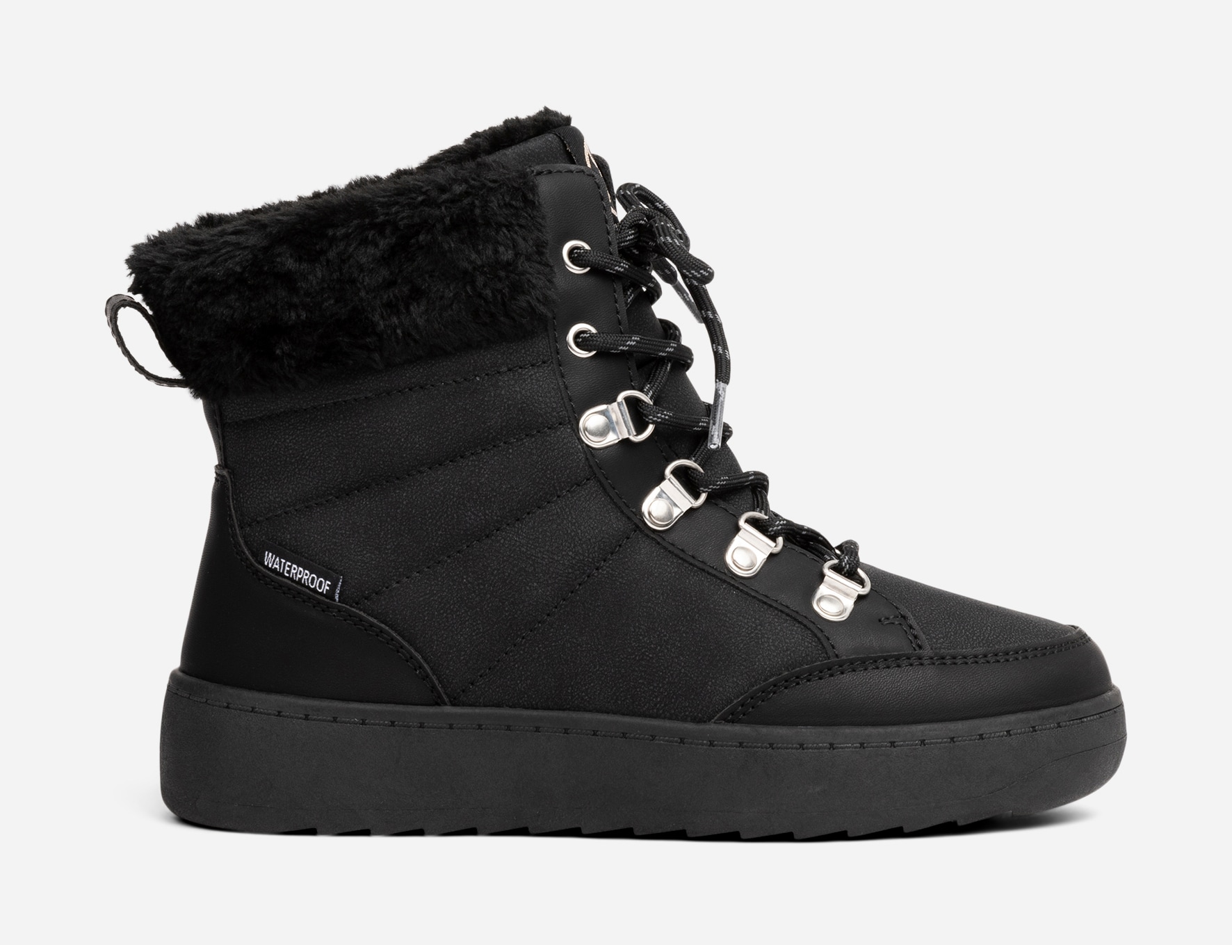 LINEAR, Varmfodrade kängor waterproof Svarta