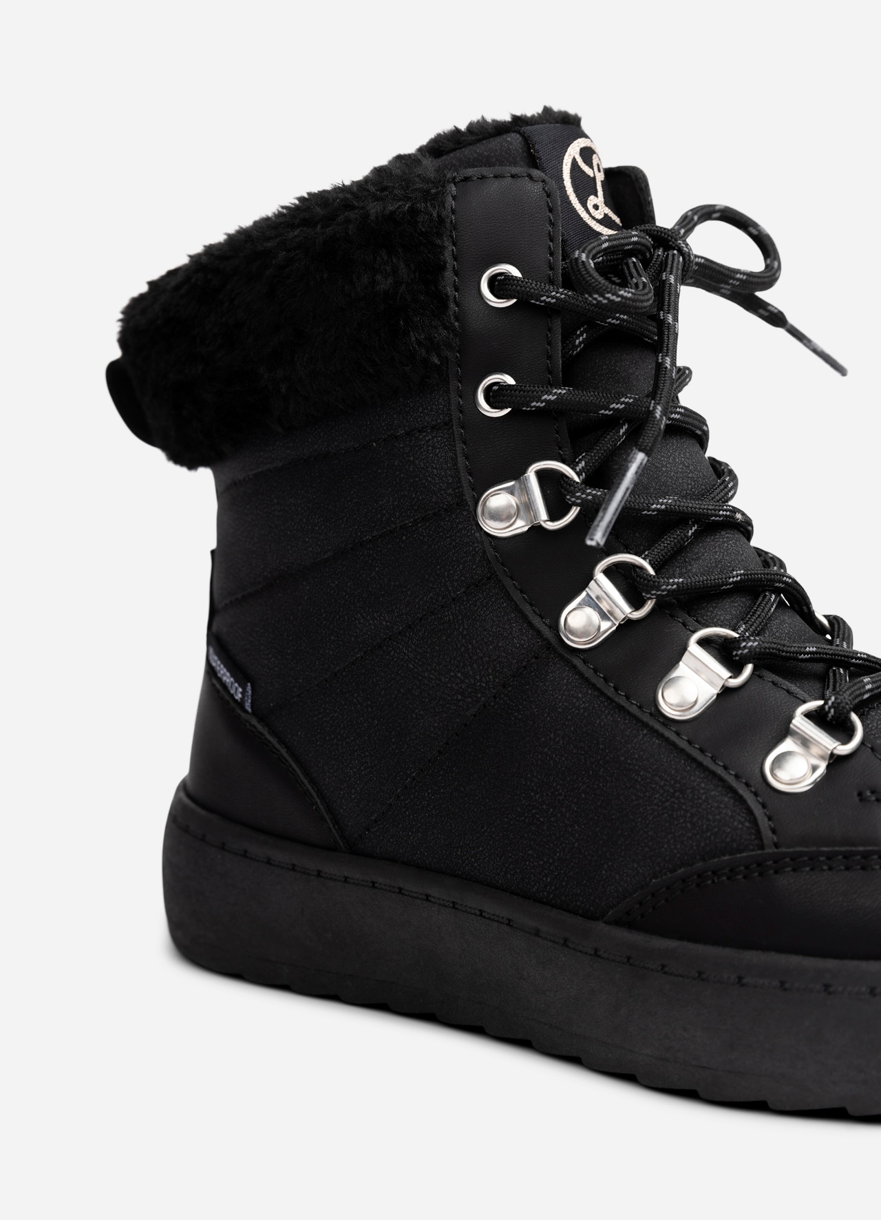 LINEAR, Varmfodrade kängor waterproof Svarta