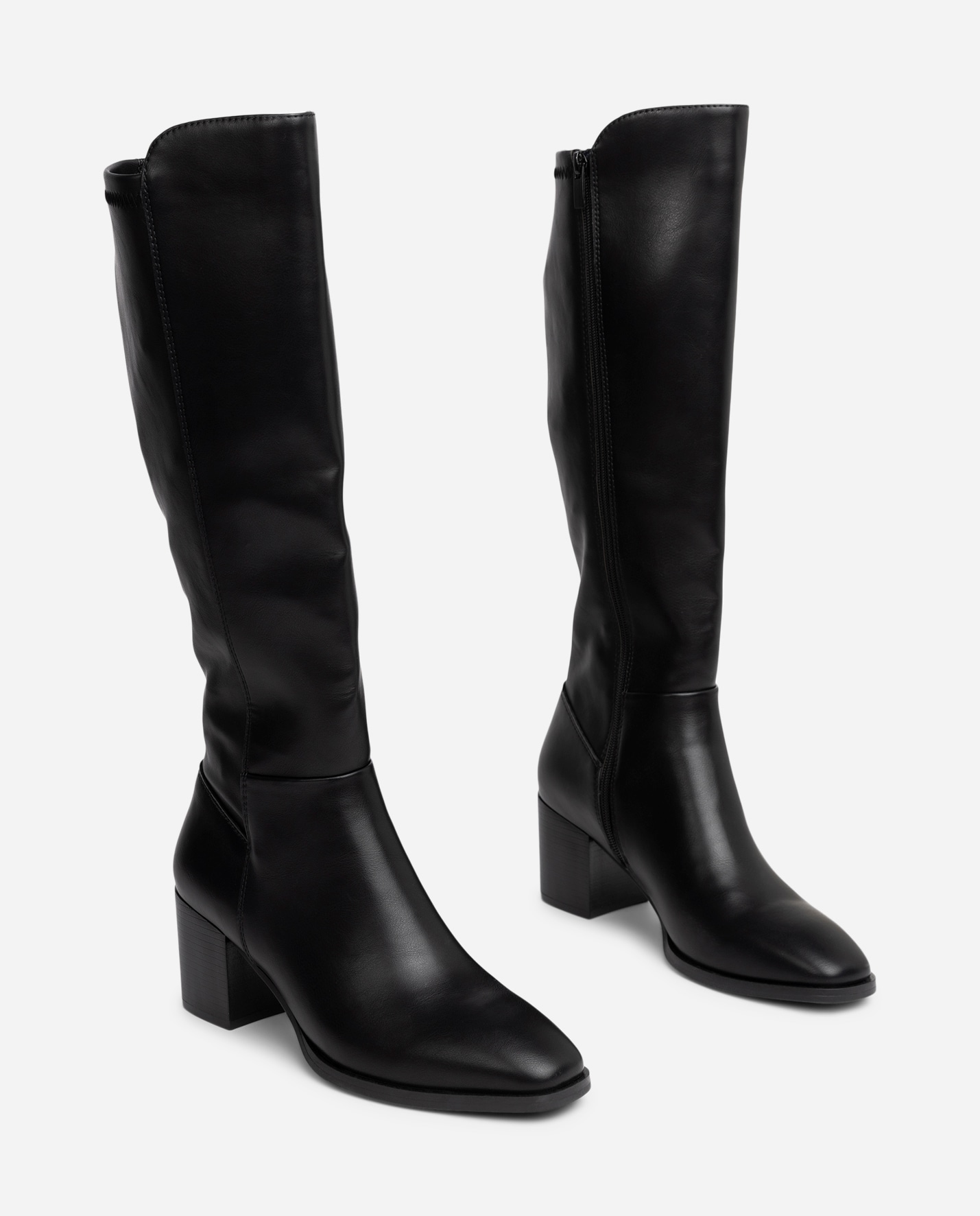 SO ALL, Stövlar med stretchskaft Svarta