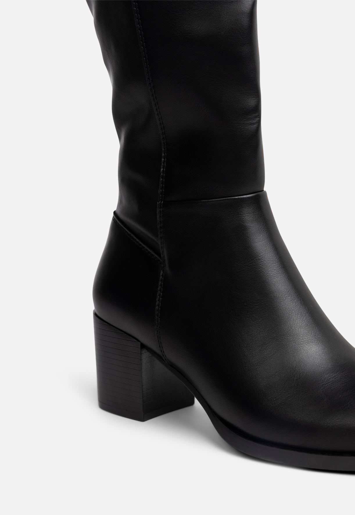 SO ALL, Stövlar med stretchskaft Svarta