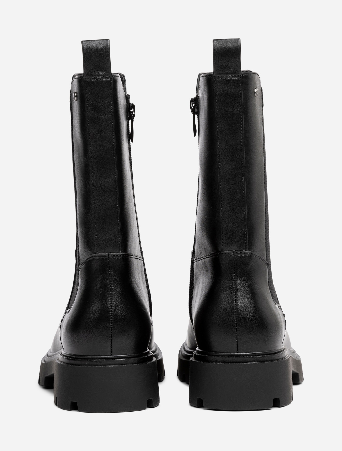 SO ALL, Boots med dragkedja Svarta