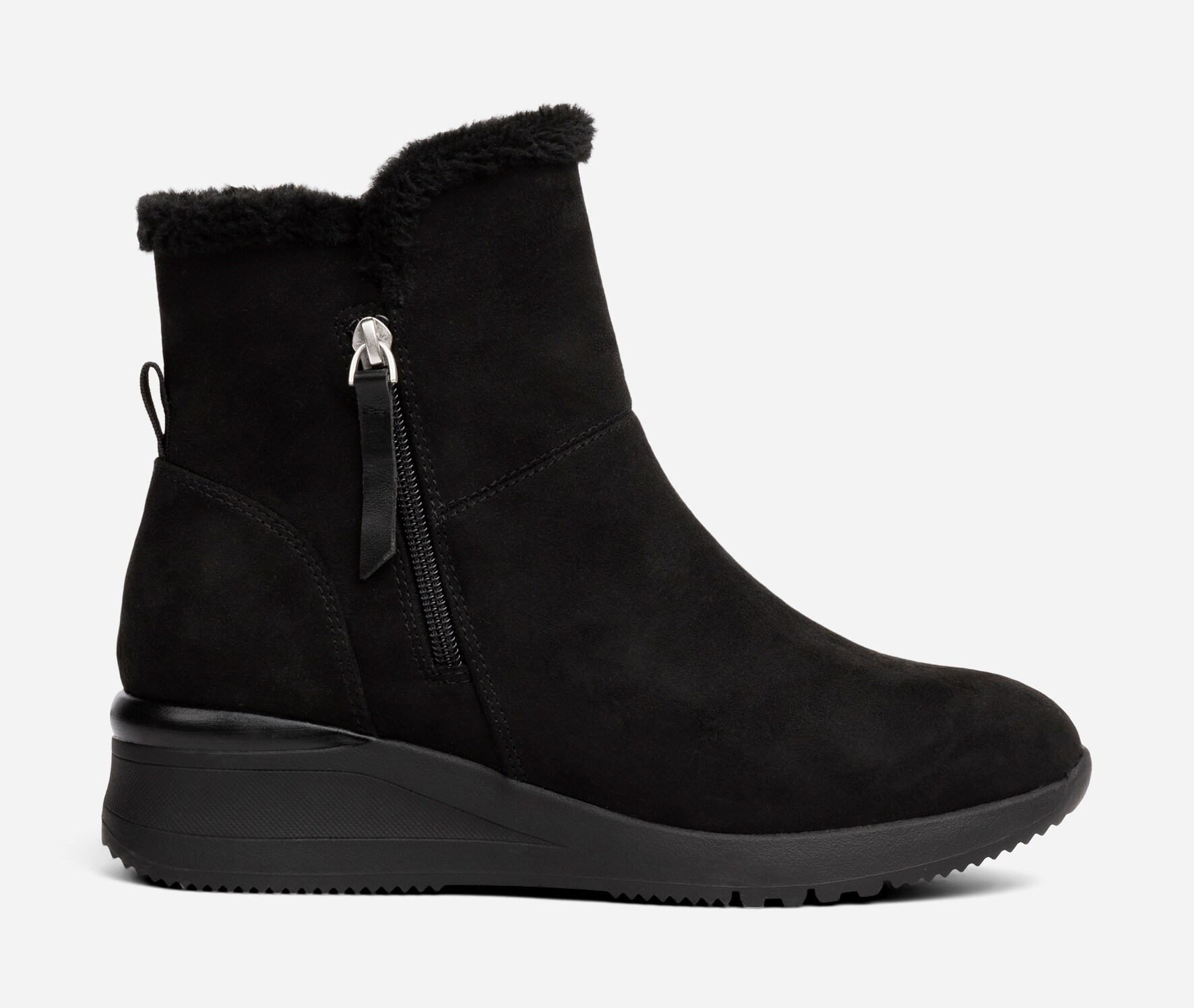 SO ALL, Boots med dragkedja Svarta