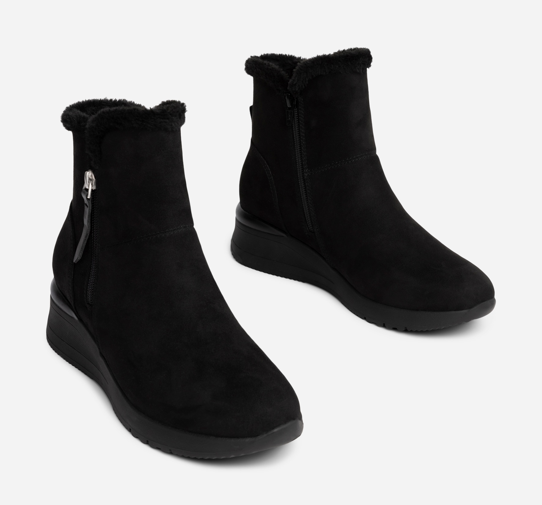 SO ALL, Boots med dragkedja Svarta