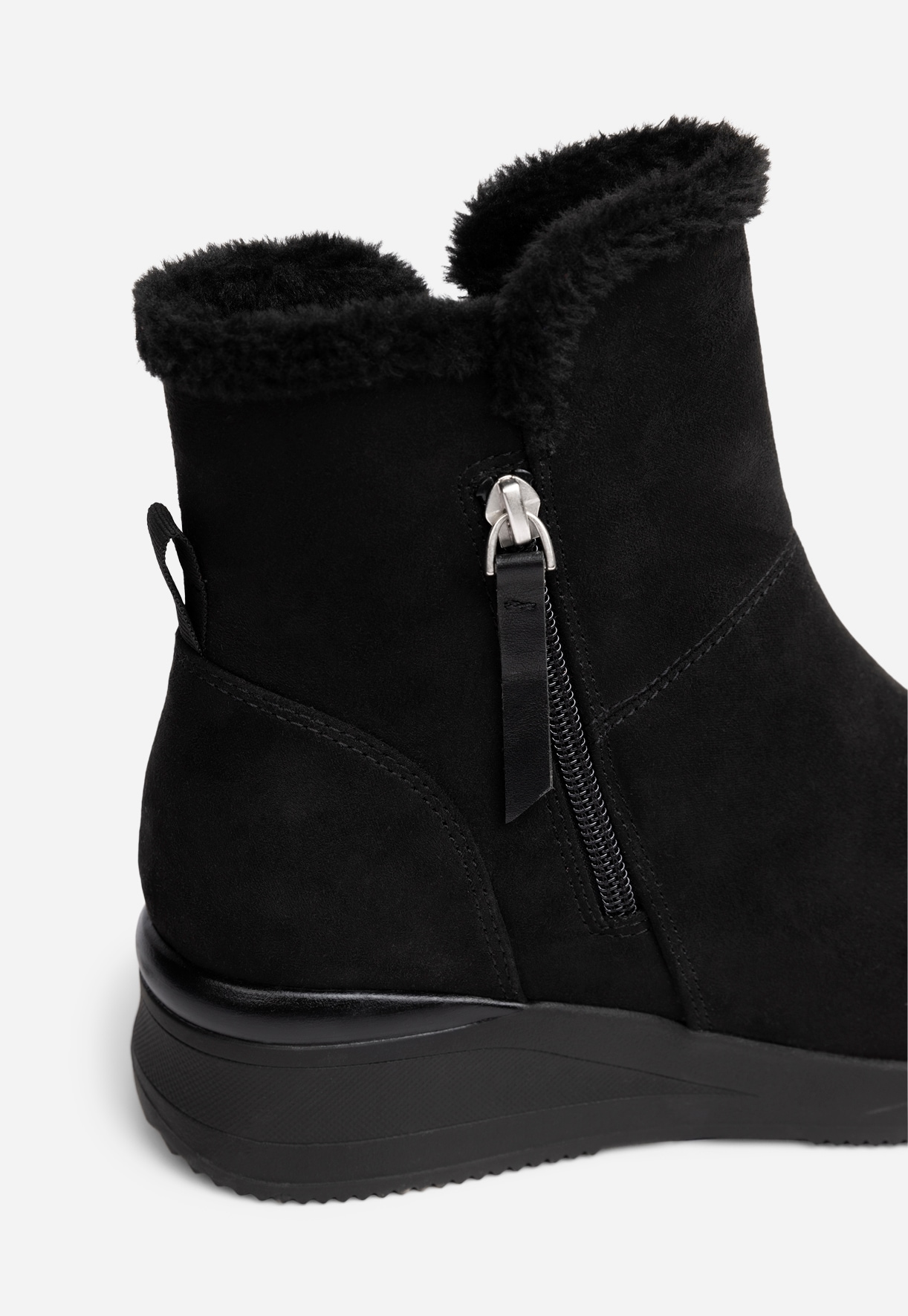 SO ALL, Boots med dragkedja Svarta