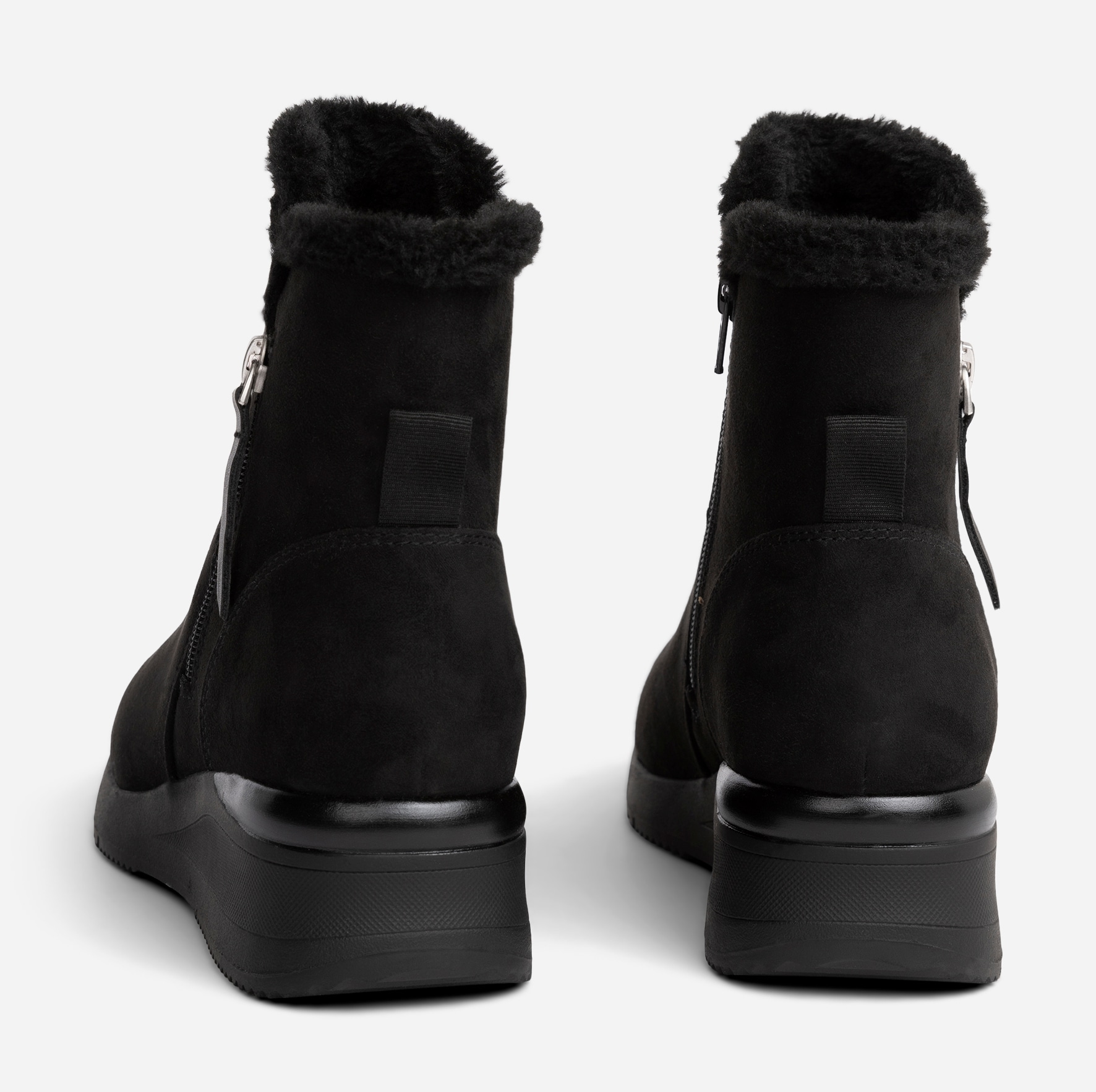 SO ALL, Boots med dragkedja Svarta