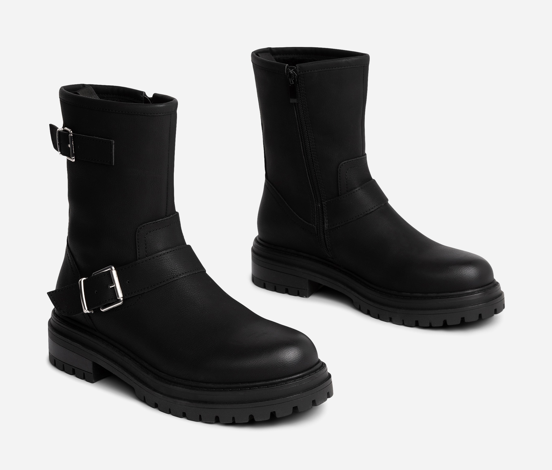 SO ALL, Bikerboots Svarta