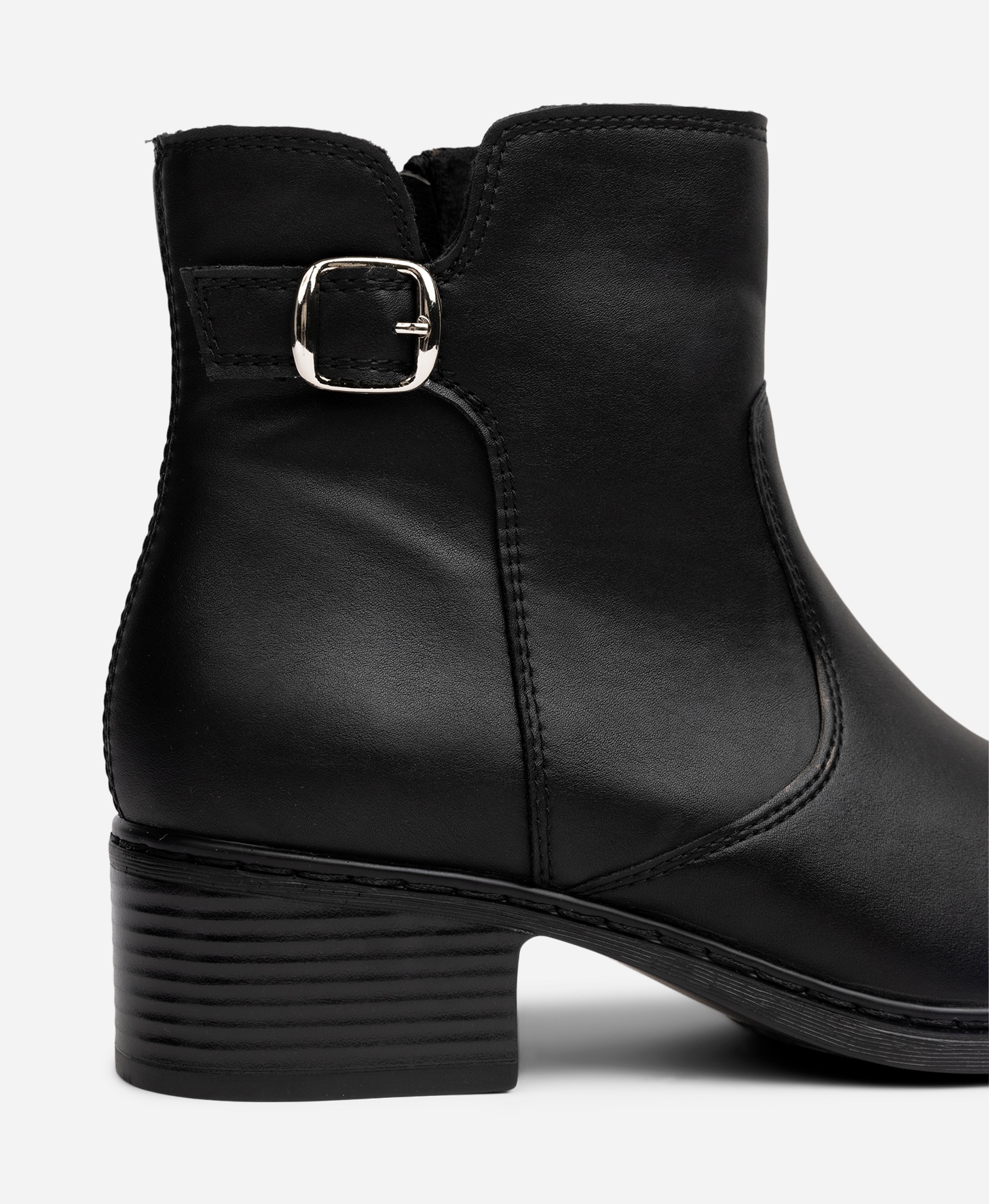 SO ALL, Boots med spänne Svarta