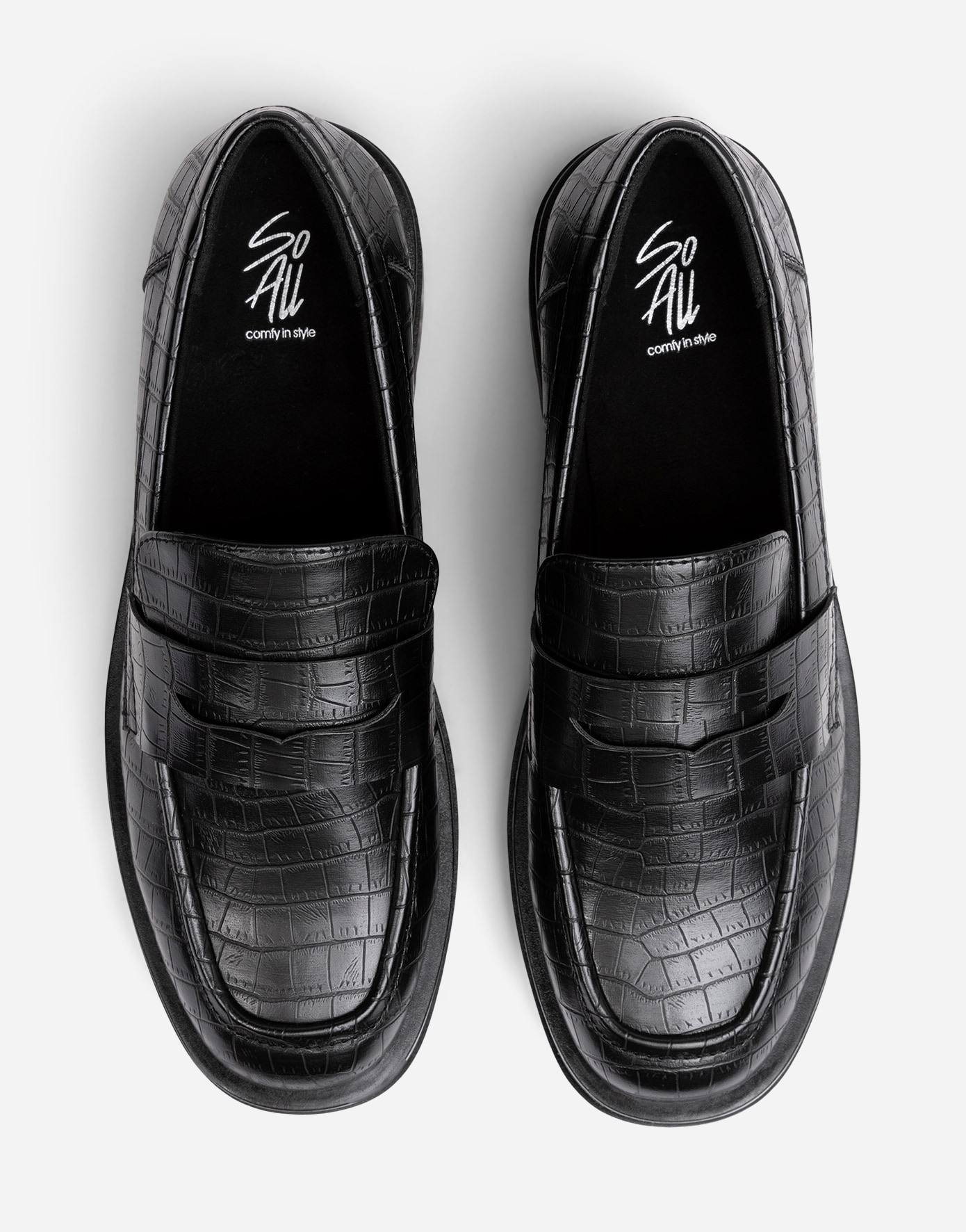 SO ALL, Loafers Svarta