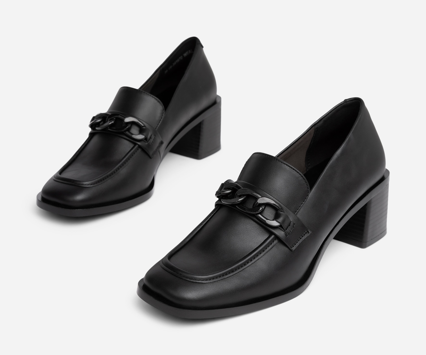 XIT, Loafers på klack Svarta